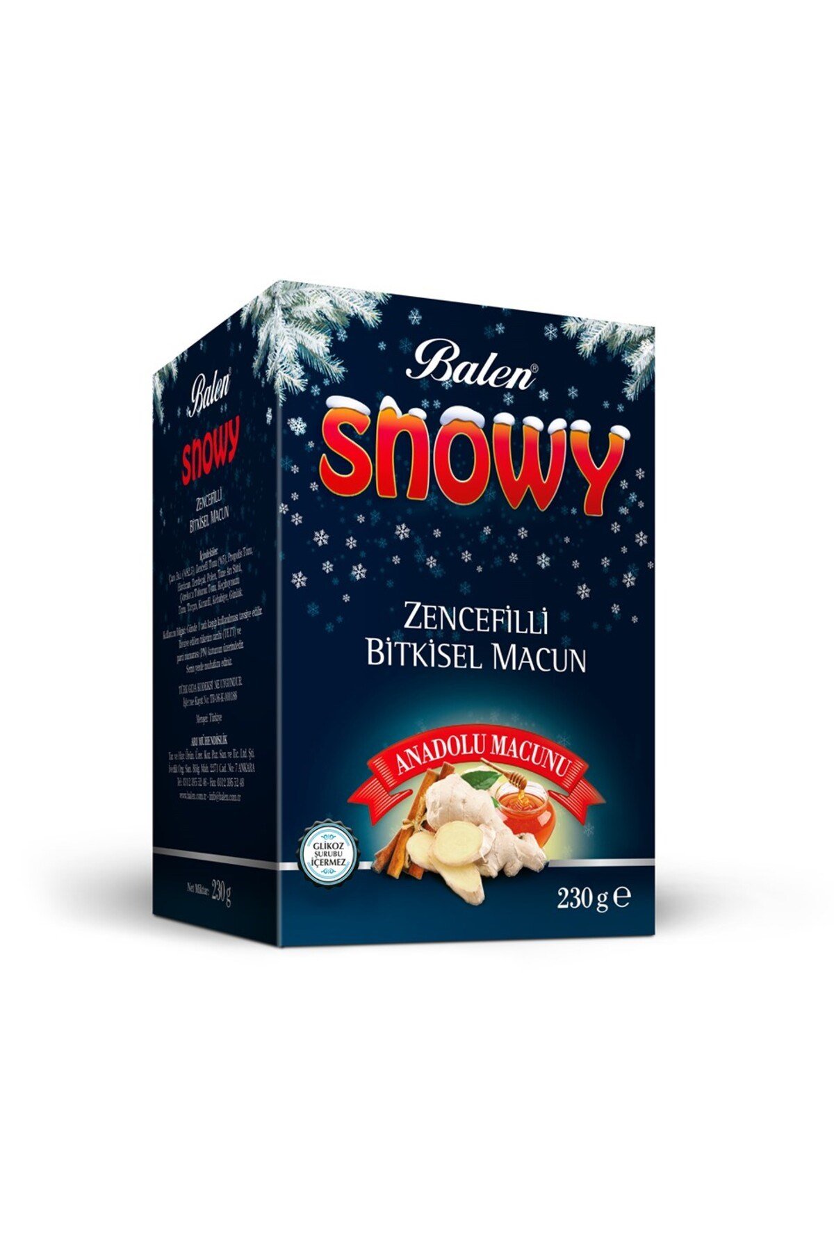 Snowy Ballı Zencefilli Macun 230 G | Bağışıklık Sistemini Destekleyen Doğal Macun 607107