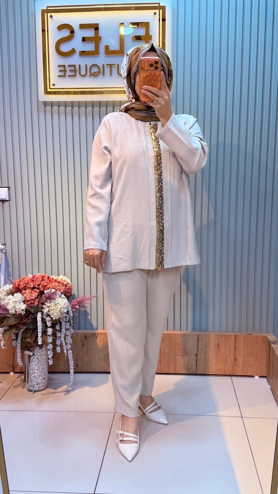 JENNE KREM FERMUARLI İKİLİ TAKIM 