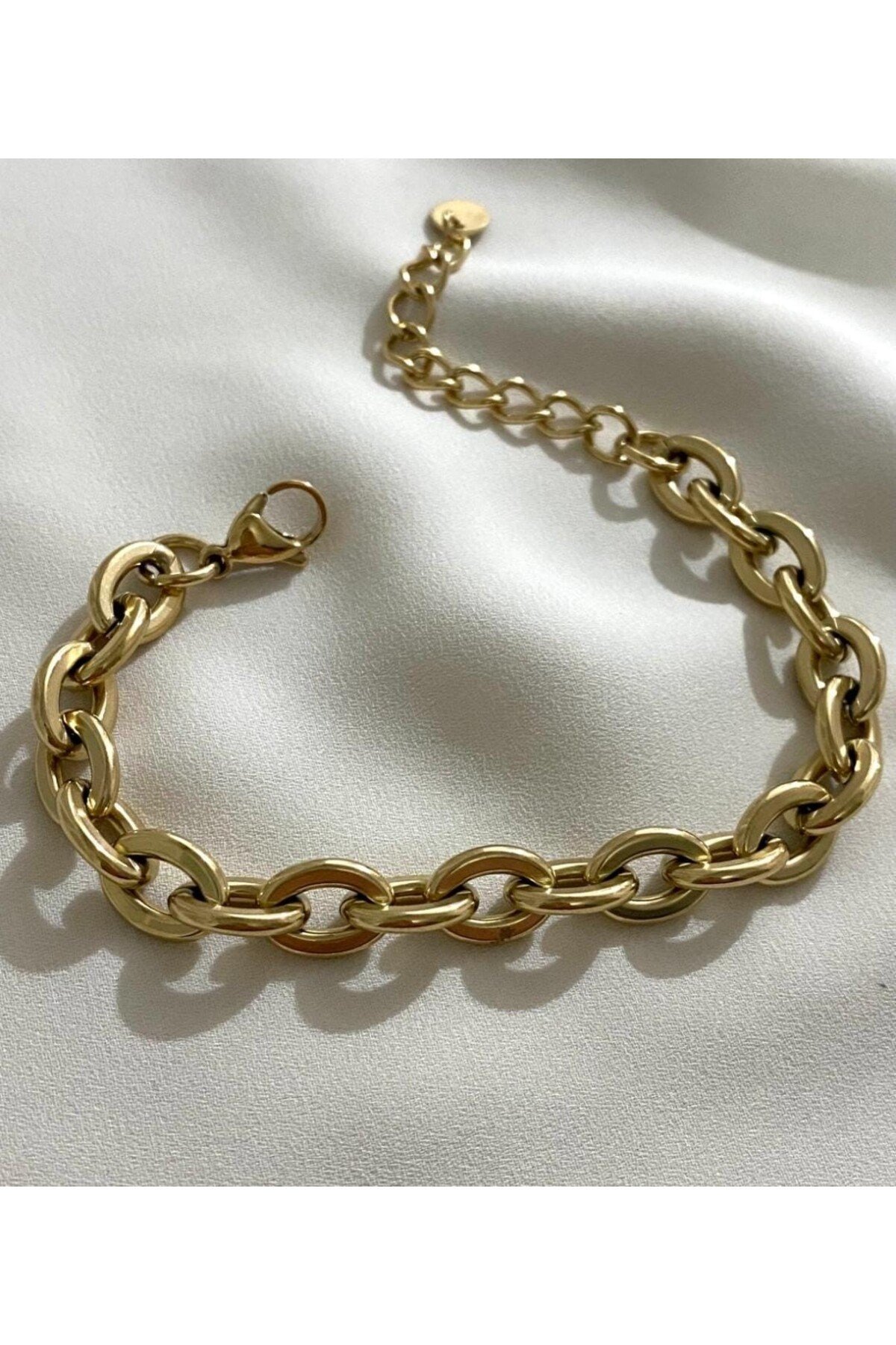 316.L Çelik gold zincir bileklik