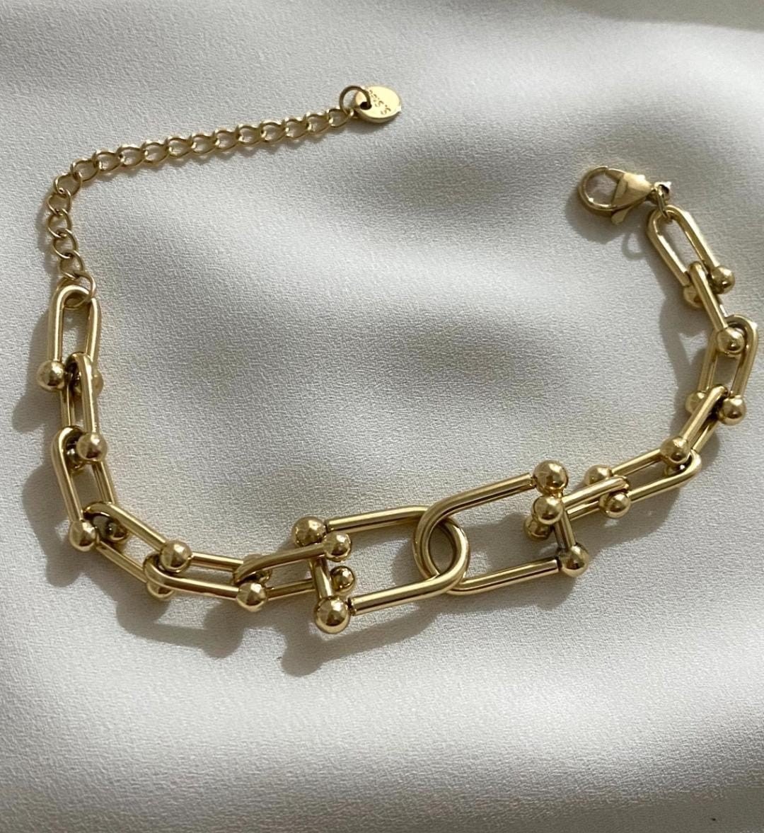 316.L Çelik gold tiffny bileklik