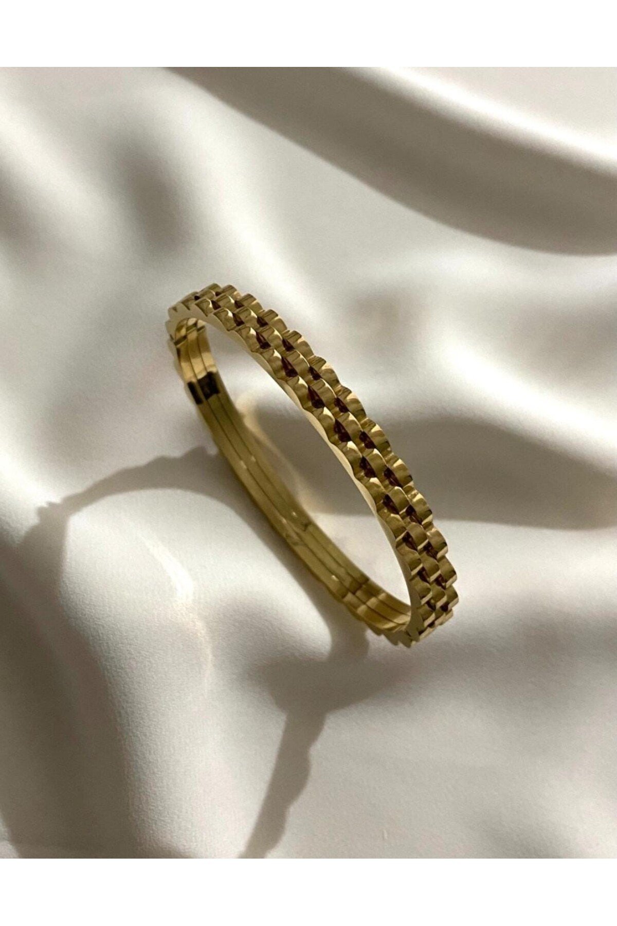 Çelik gija gold bileklik