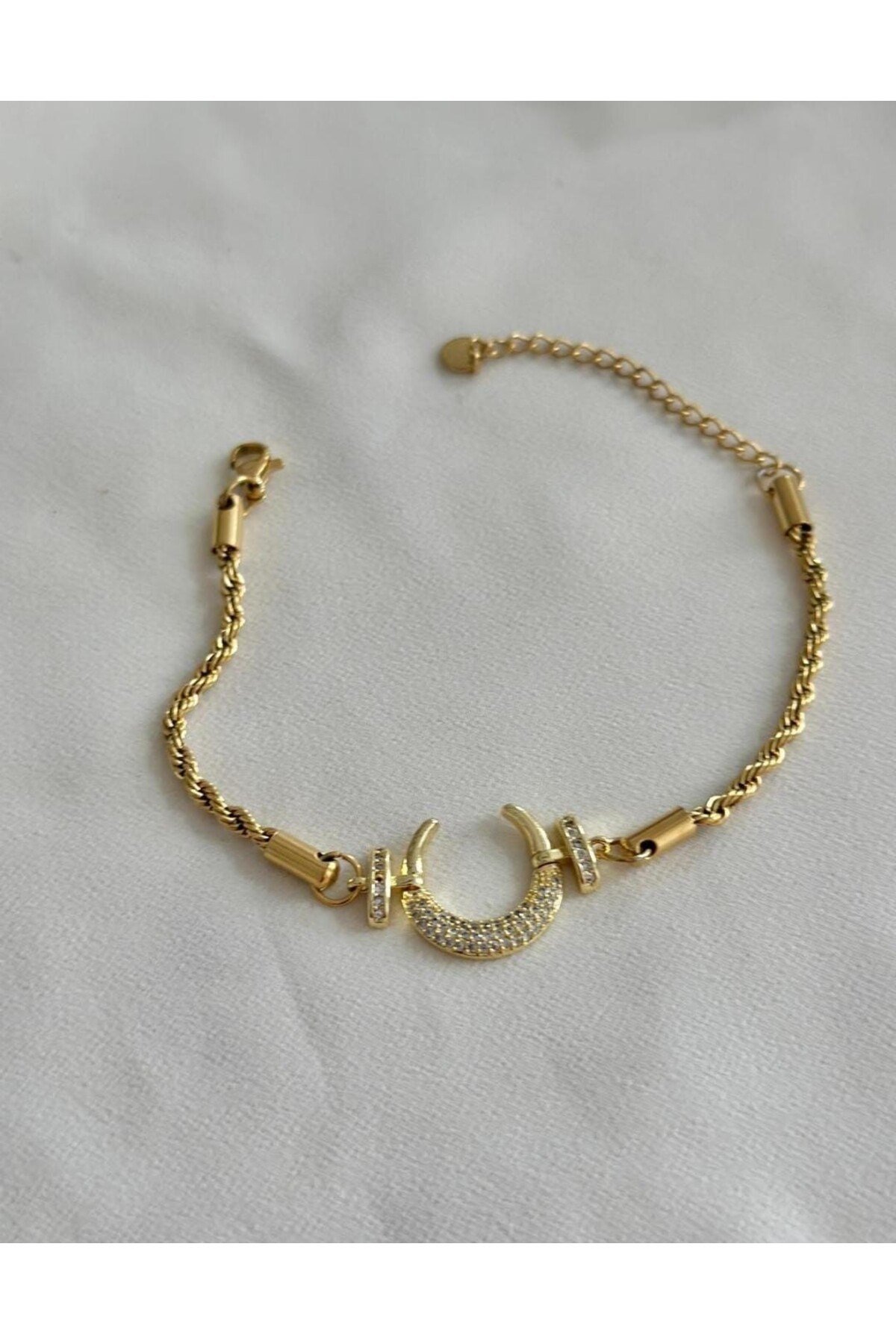 Çelik gold bileklik