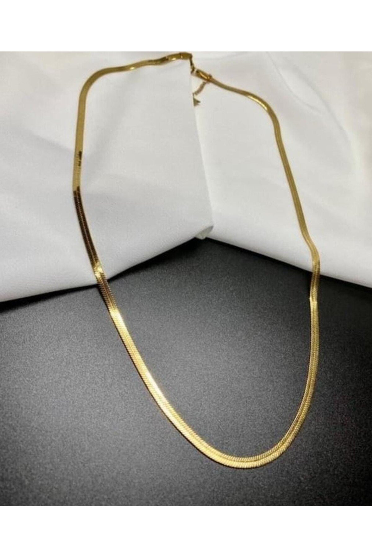 Çelik italyan 60 cm kolye