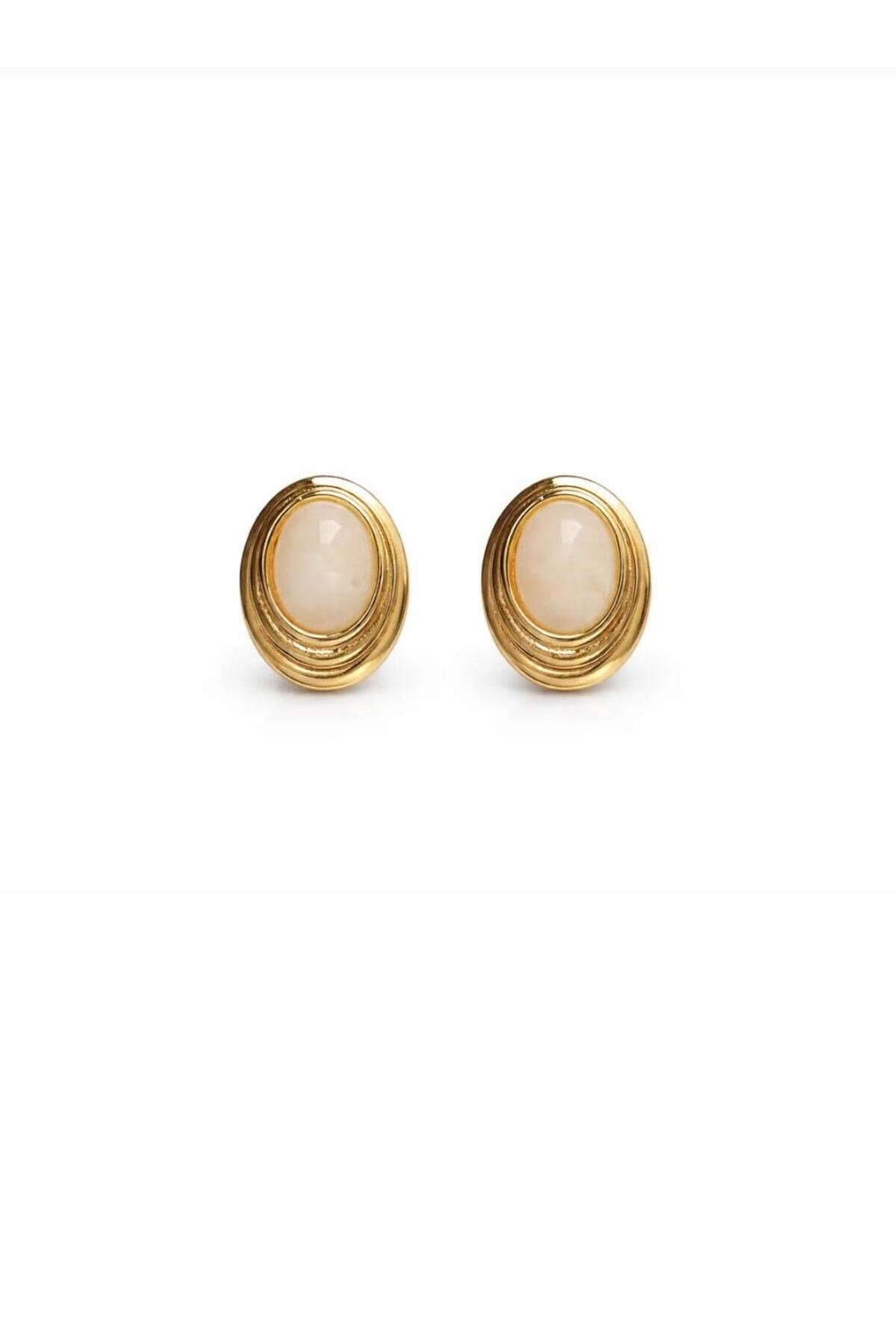 Çelik Luss Gold Küpe