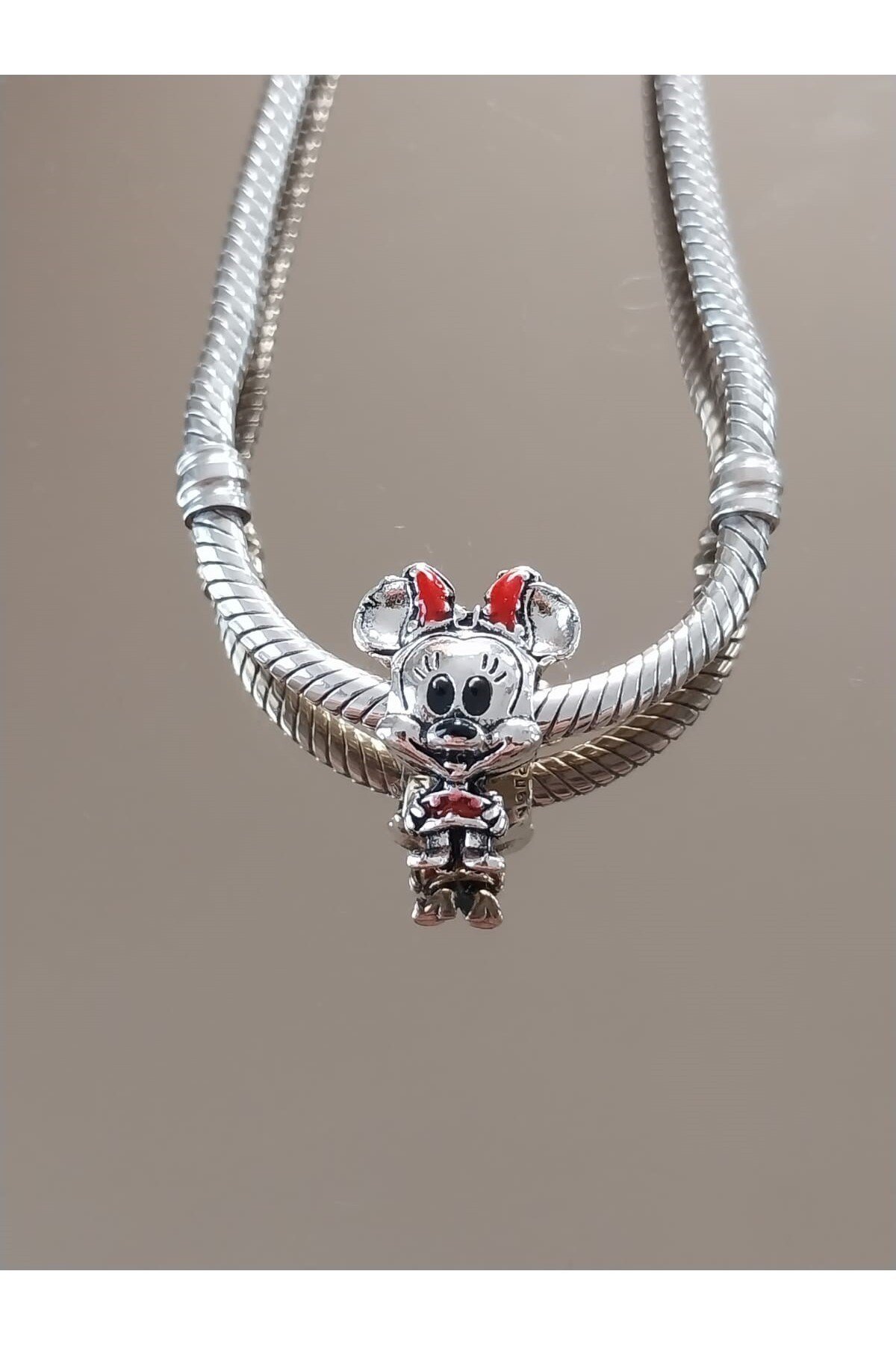 Çelik mini mouse charm