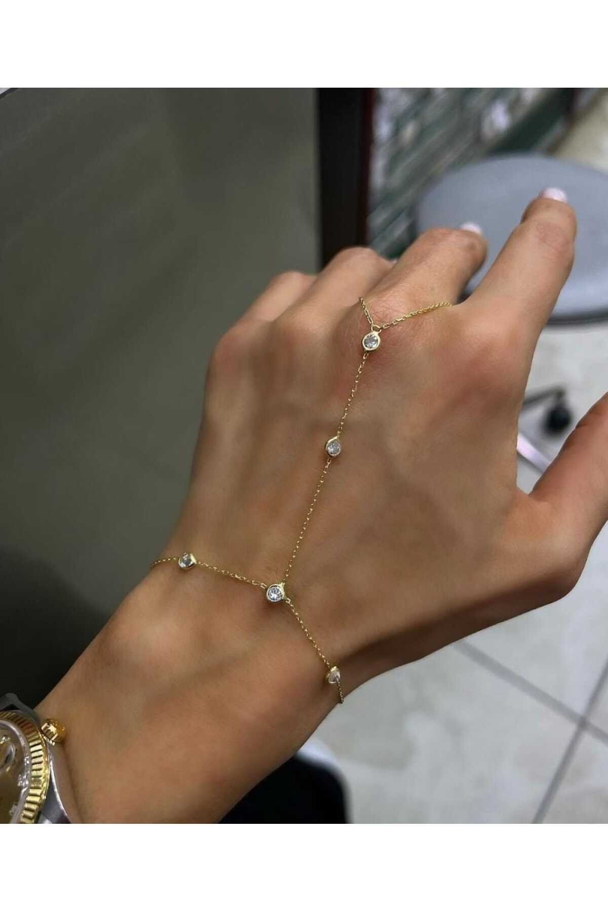 Çelik tiffny gold minimal taş sahmeran