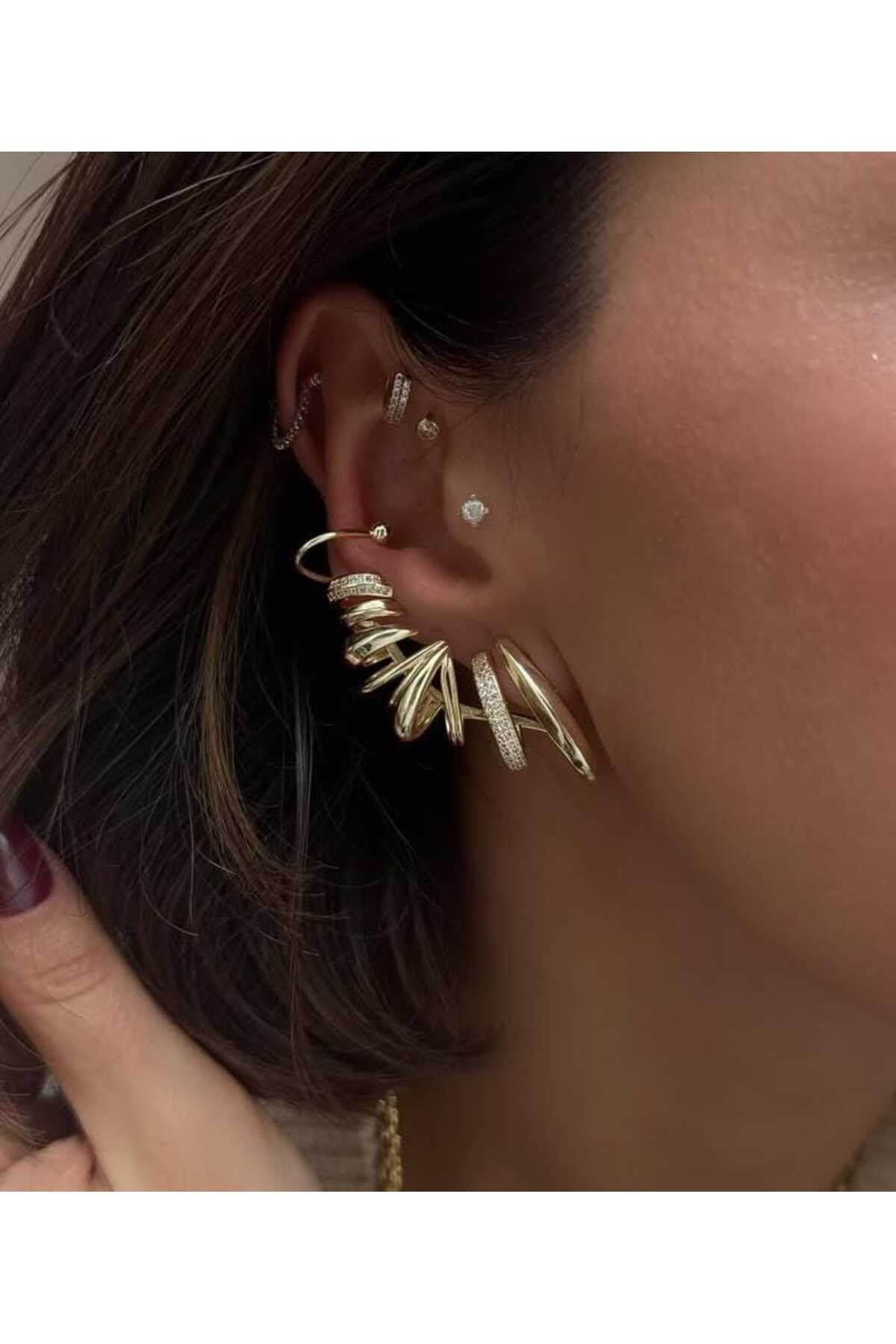 Özel seri çoklu görünüm earcuff