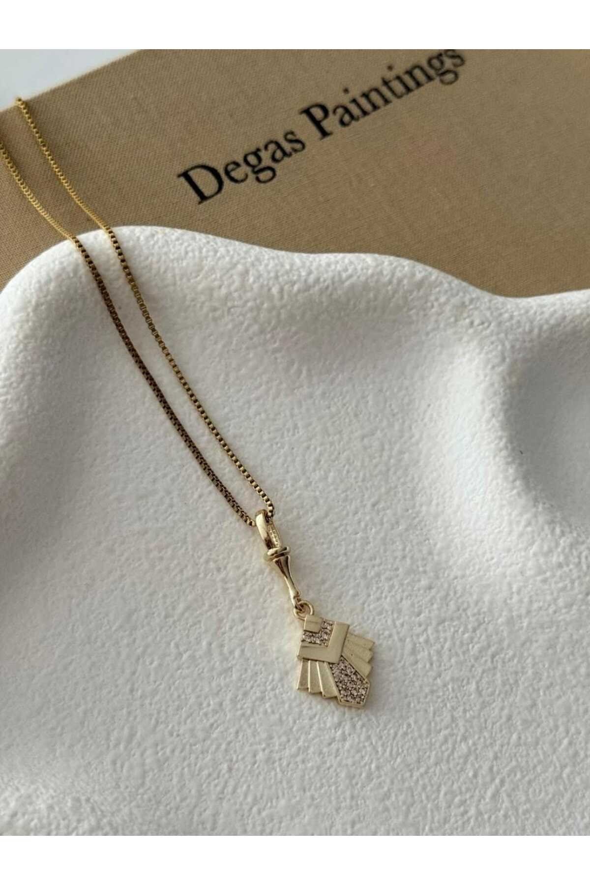 Özel seri cuff gold kolye