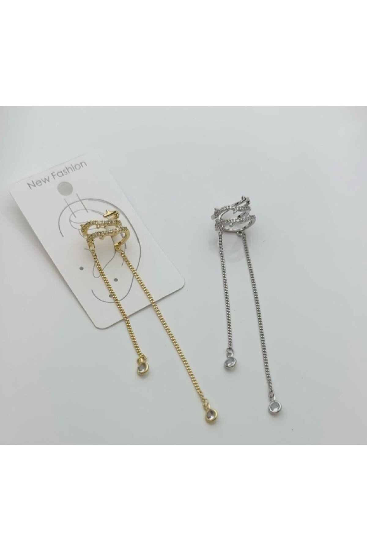 Özel seri jull earcuff gold