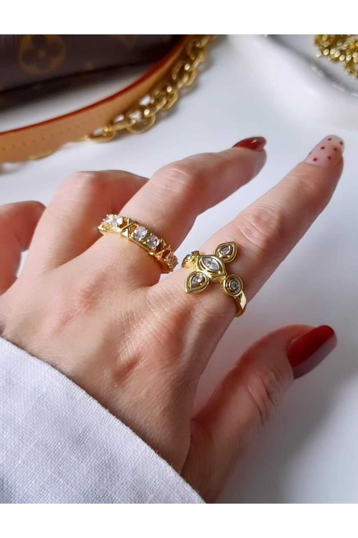 Özel seri Lui gold yüzük ayarlanabilir