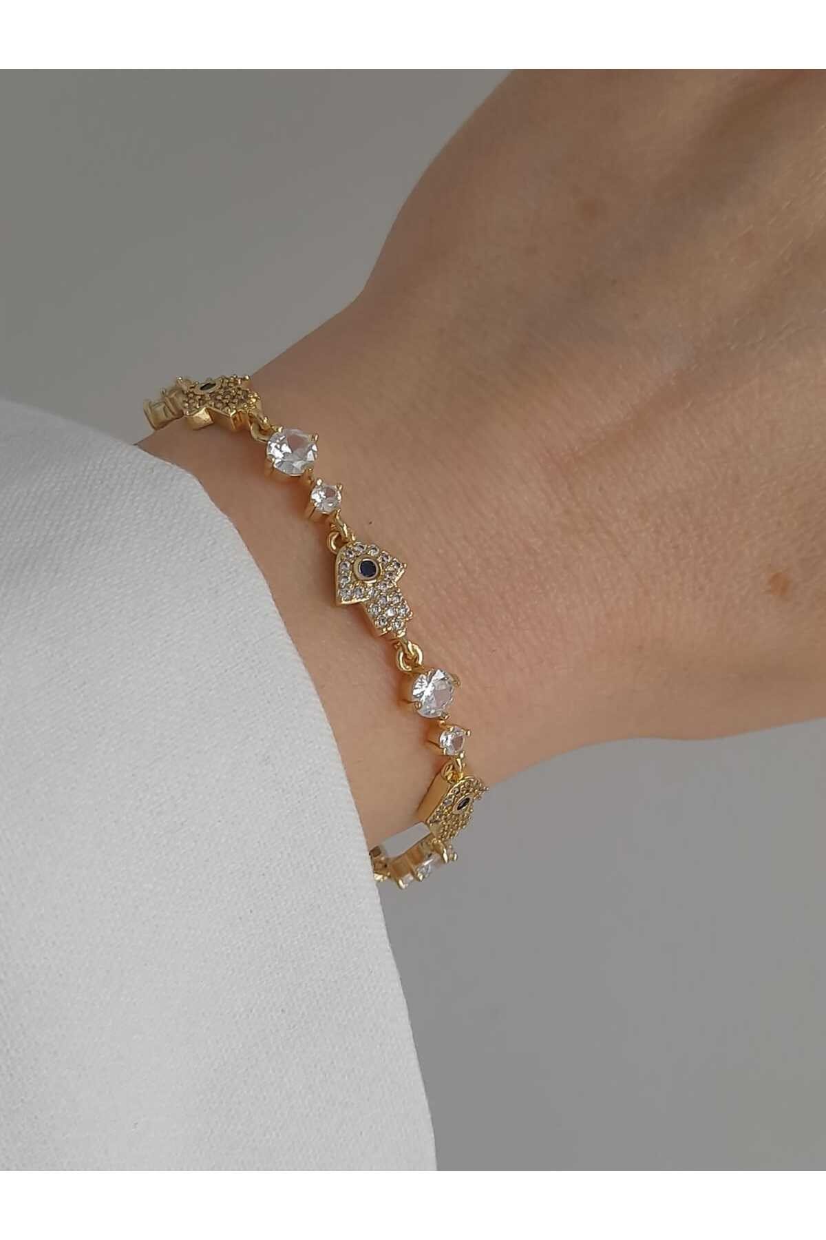 Xuping 14k Fatma Ana Gold Bileklik
