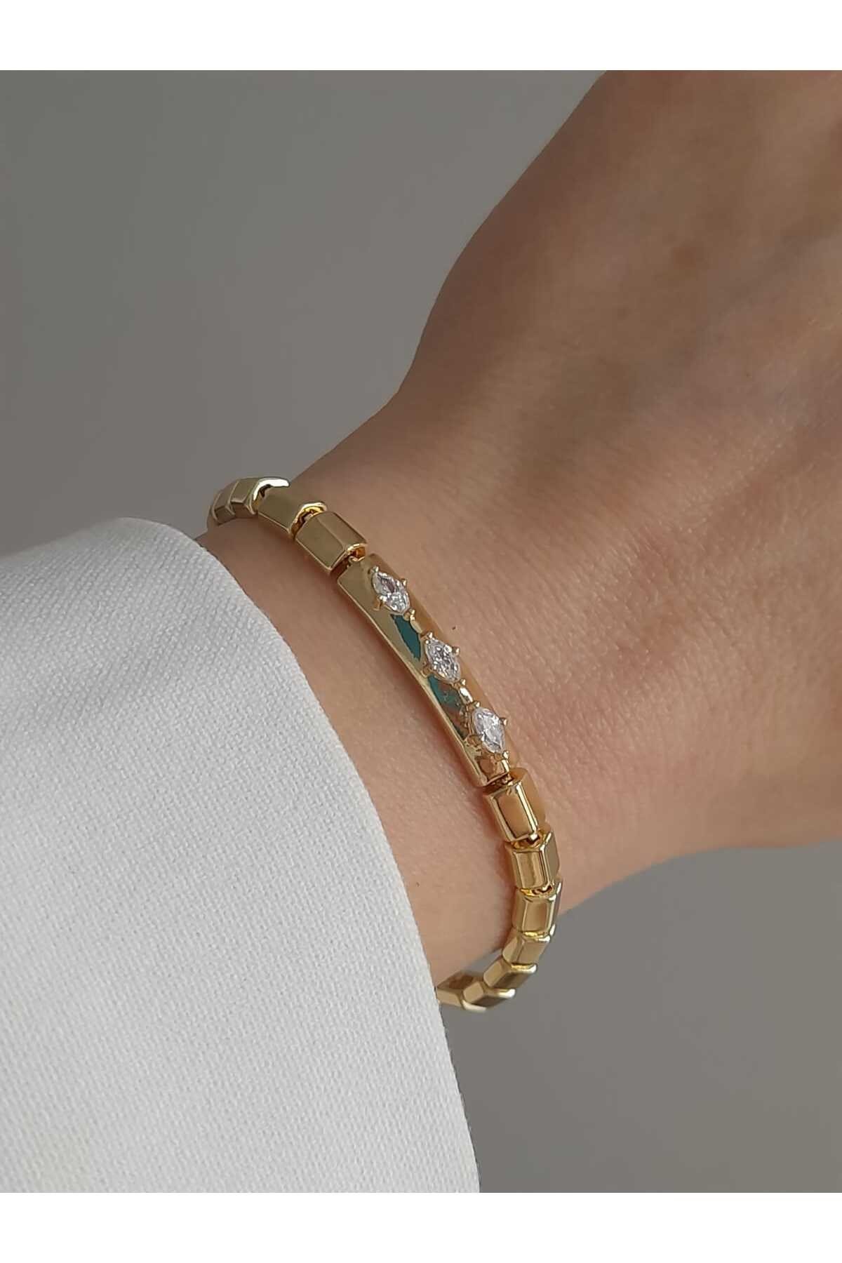 Xuping 14k Jull Gold Bileklik(Kararmalara karşı dayanıklıdır)