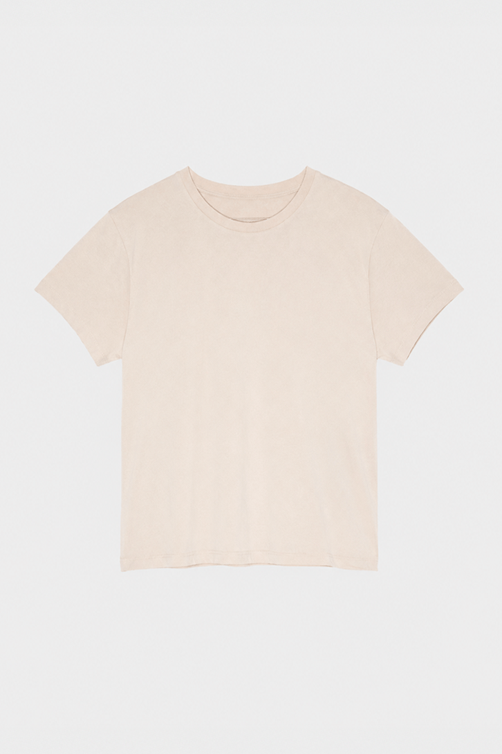 199X Yıkamalı Baby Tee | Bej
