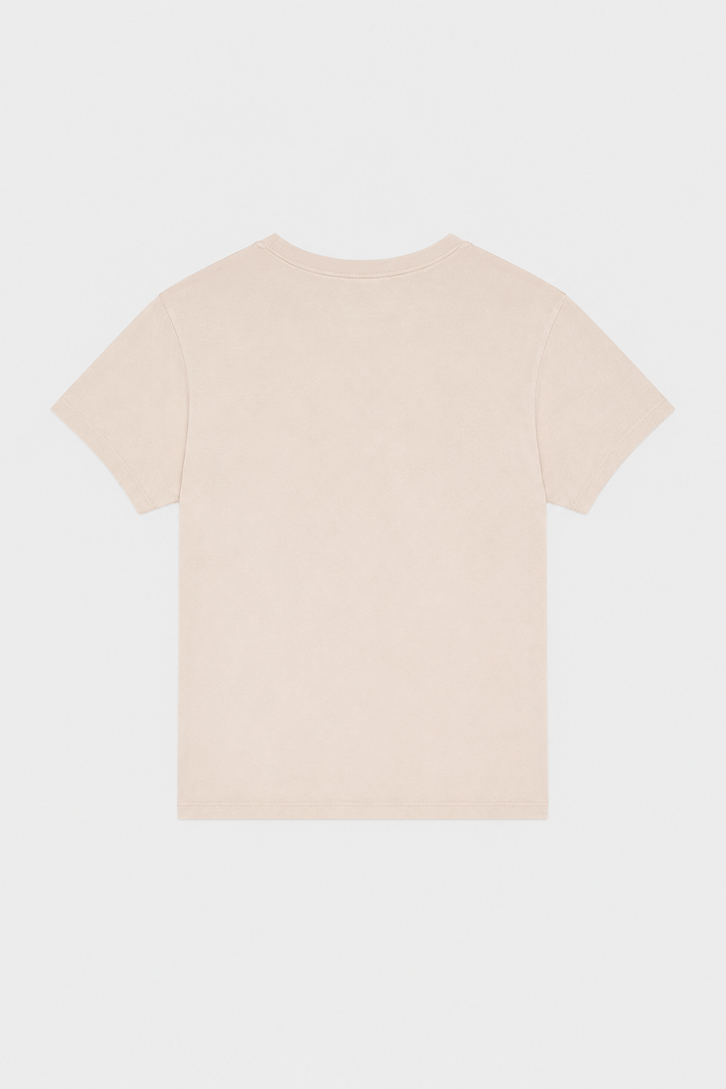 199X Yıkamalı Baby Tee | Bej