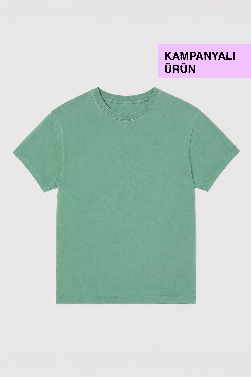 199X YIKAMALI BABY TEE | YEŞİL