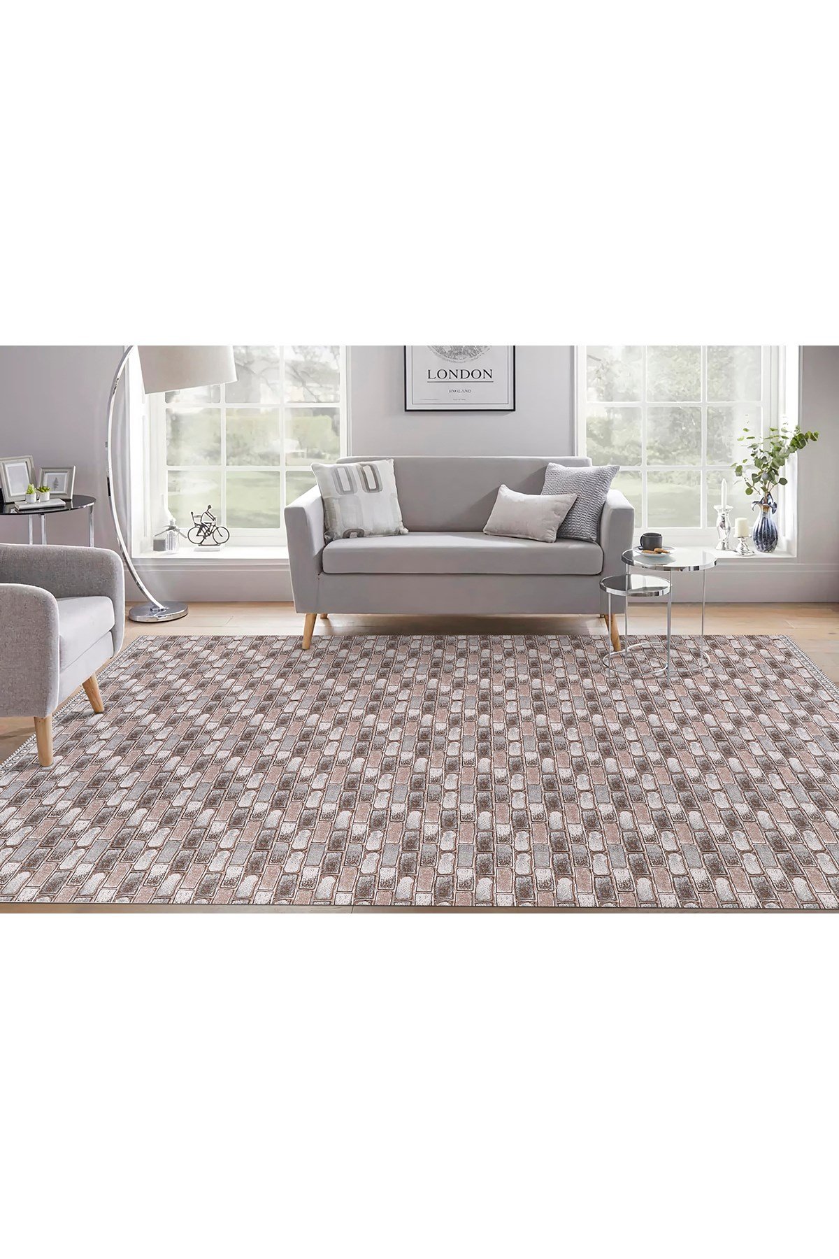 Halı Örtüsü Savan 6m2 Dokuma 200x300