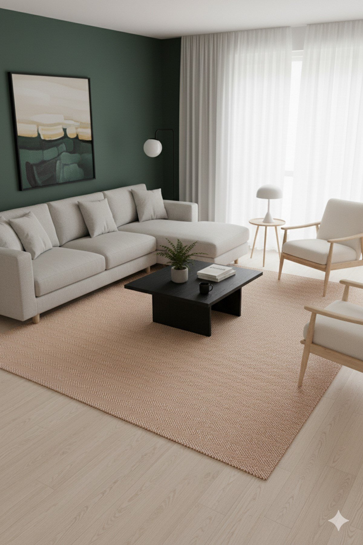 SİSALYA Modern Sisal Jüt Dokuma Kilim Hasır Yıkanabilir Halı Düz Jut