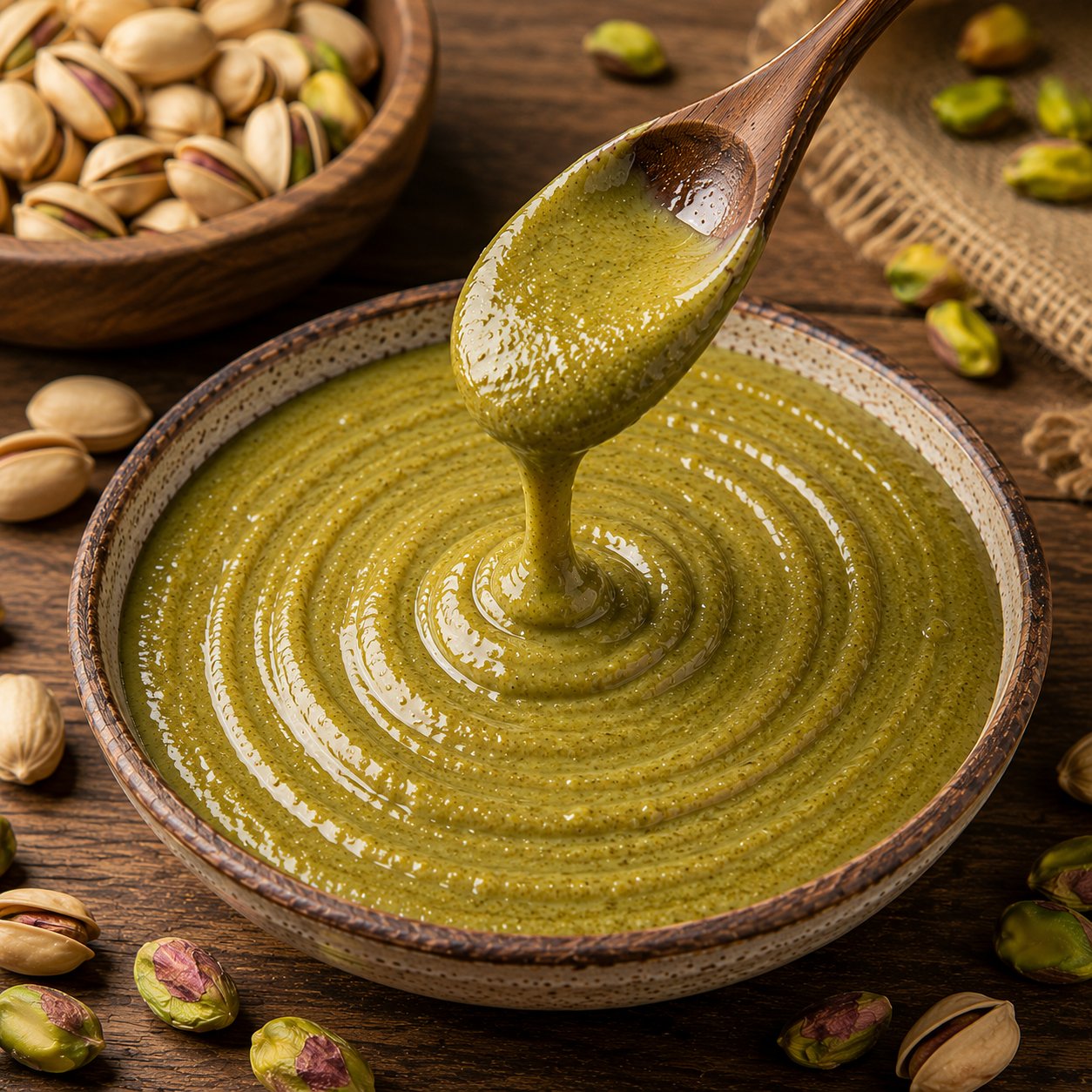Şekersiz Antep Fıstığı Ezmesi 660 gr