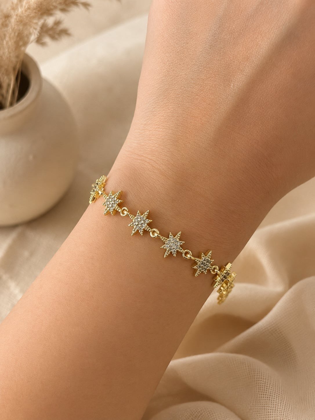 14K Özel Seri Kuzey Yıldızı Bileklik