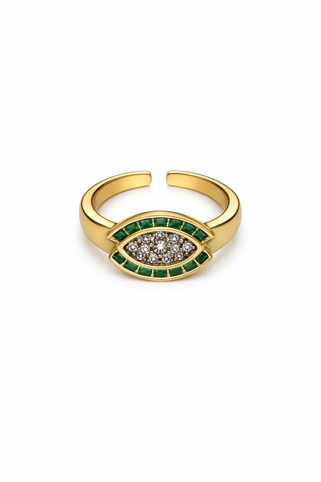 Emerald Eye Gold Yüzük