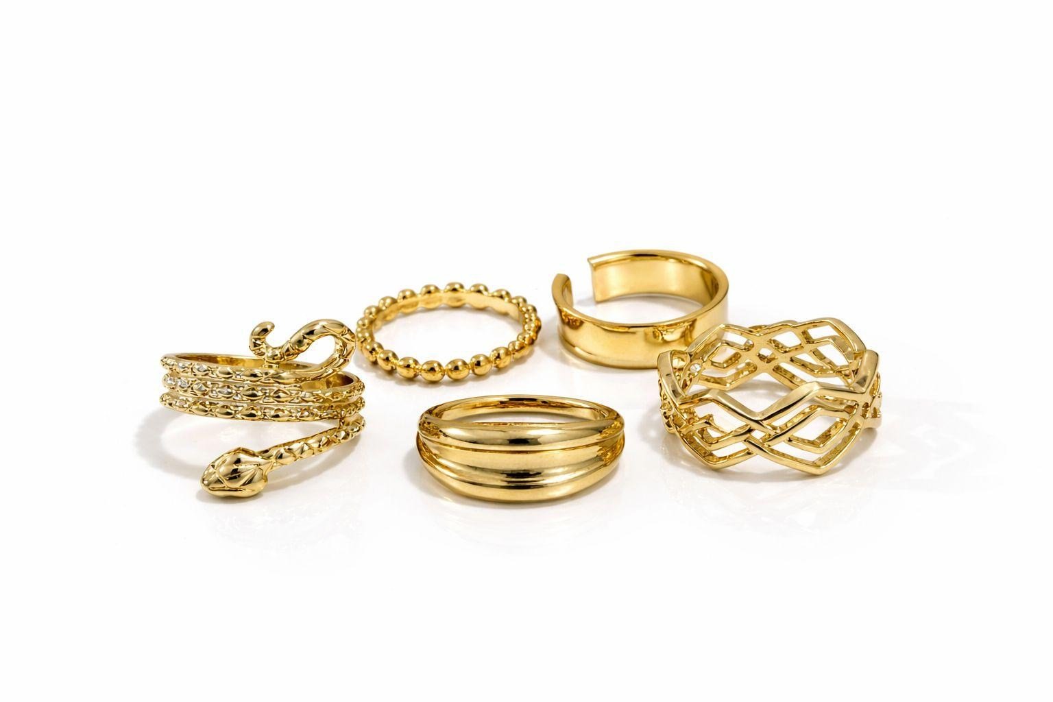 Gold Yüzük Seti