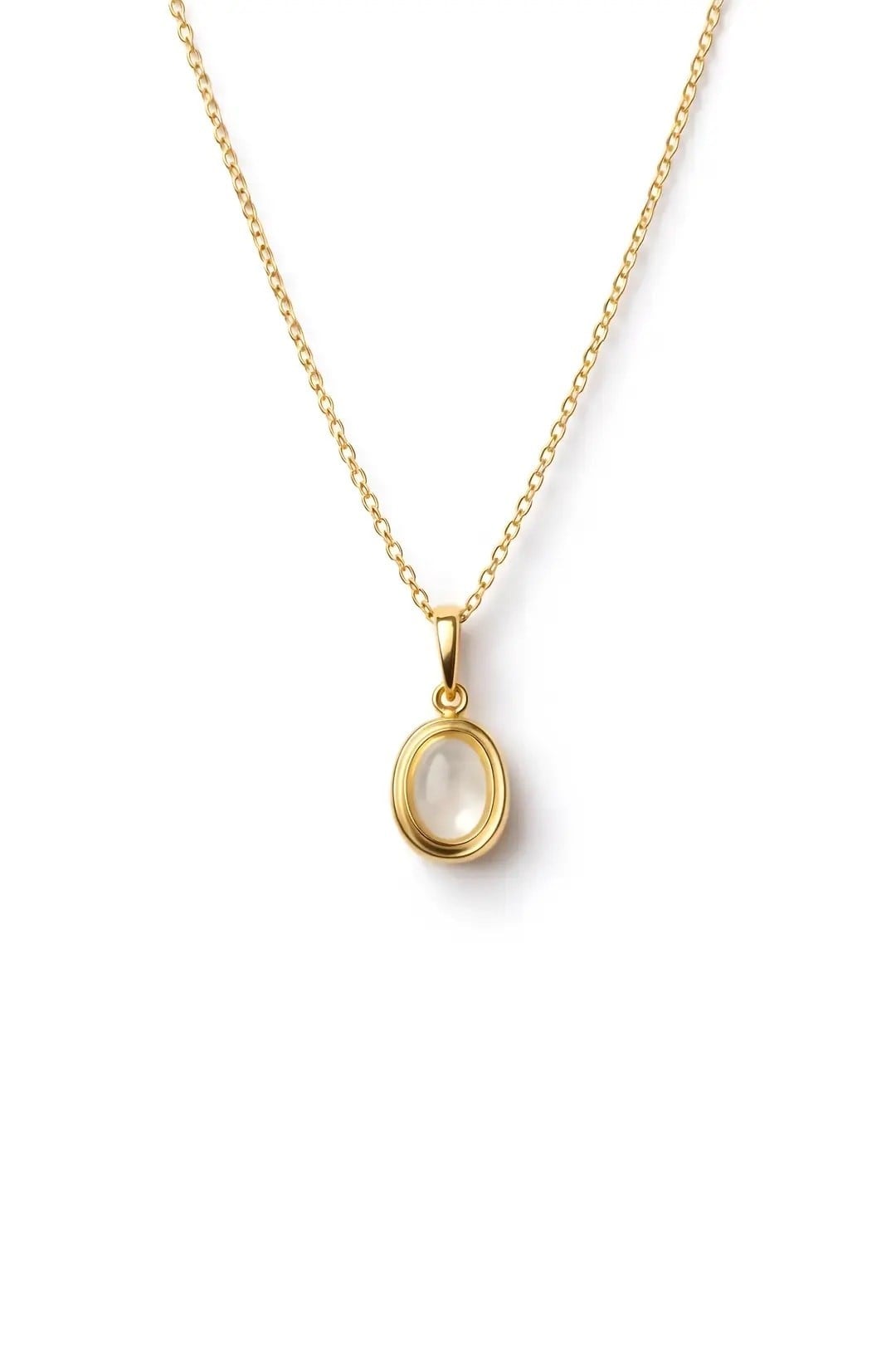 Oval Taş Kolye