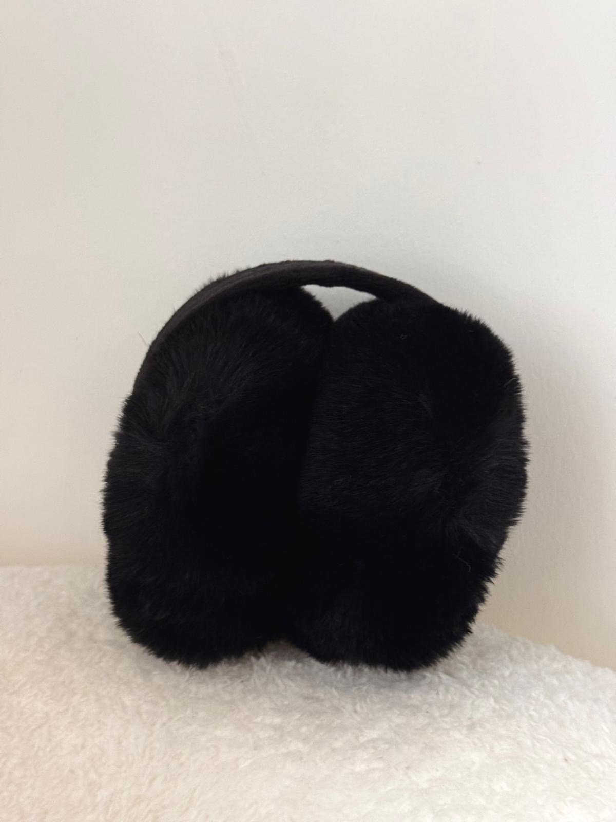 Peluş Kulaklık Siyah