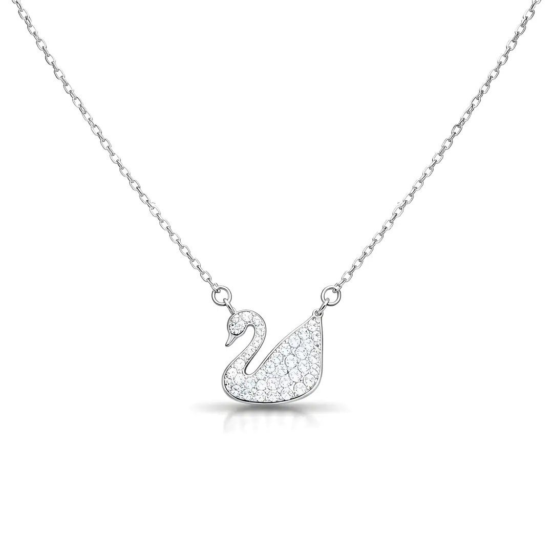 Swan Kuğu Kolye Silver