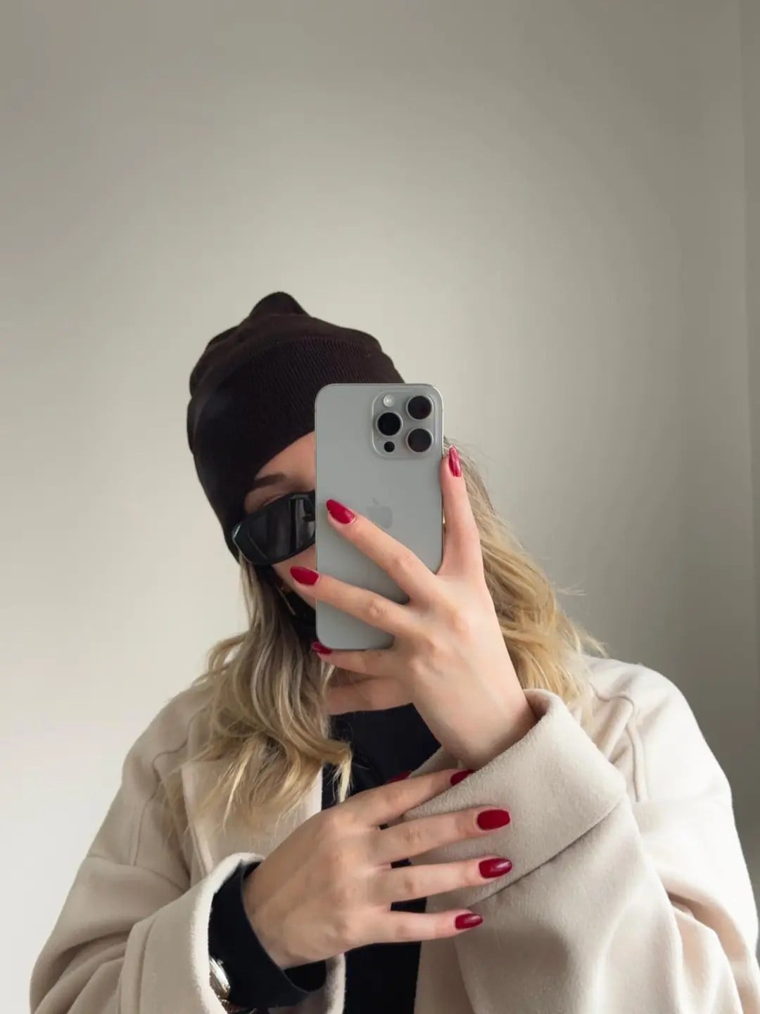 Yumuşak Pinterest Bere Siyah