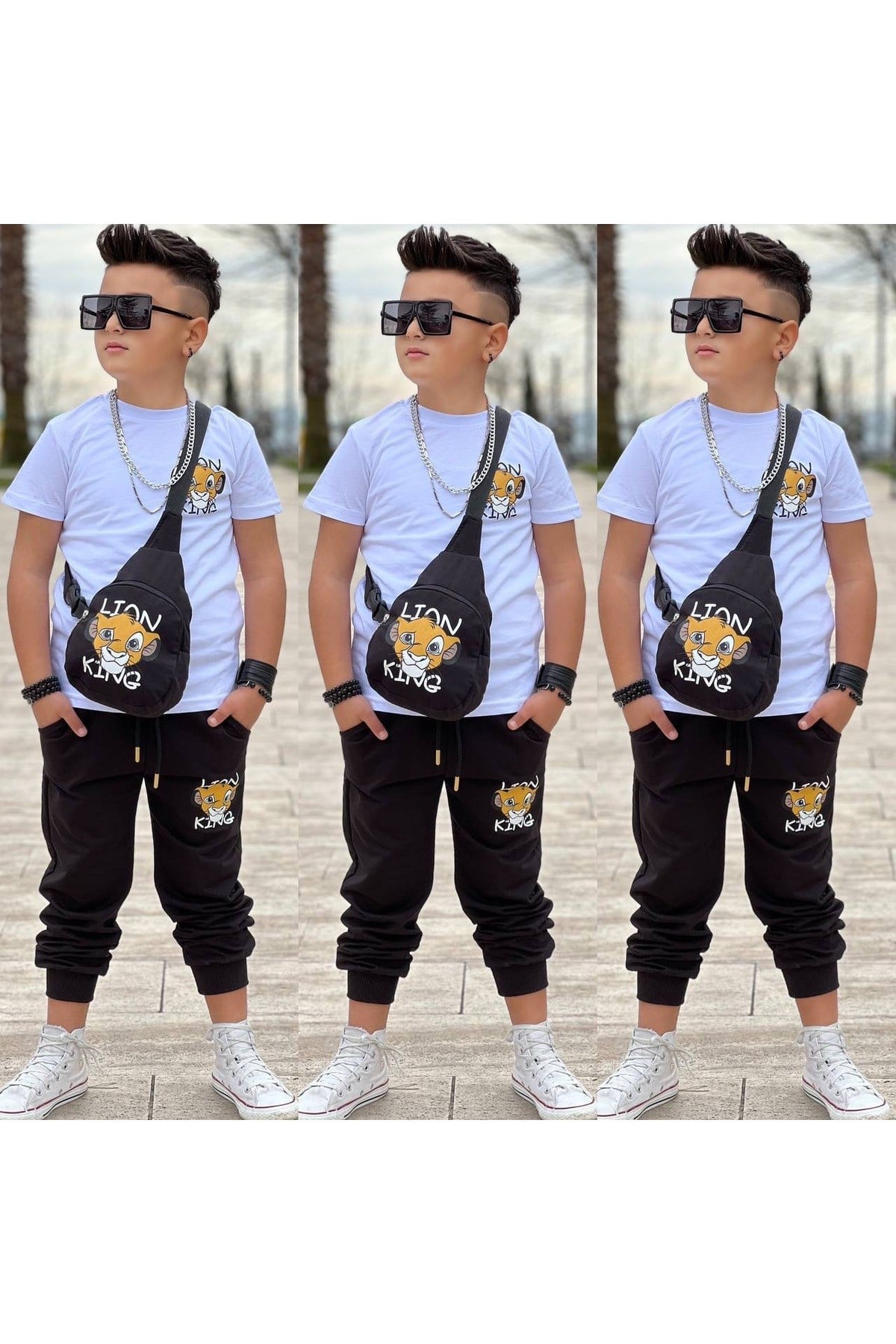 Li̇on Ki̇ng Thişört Pantlon Çantali Takimlar