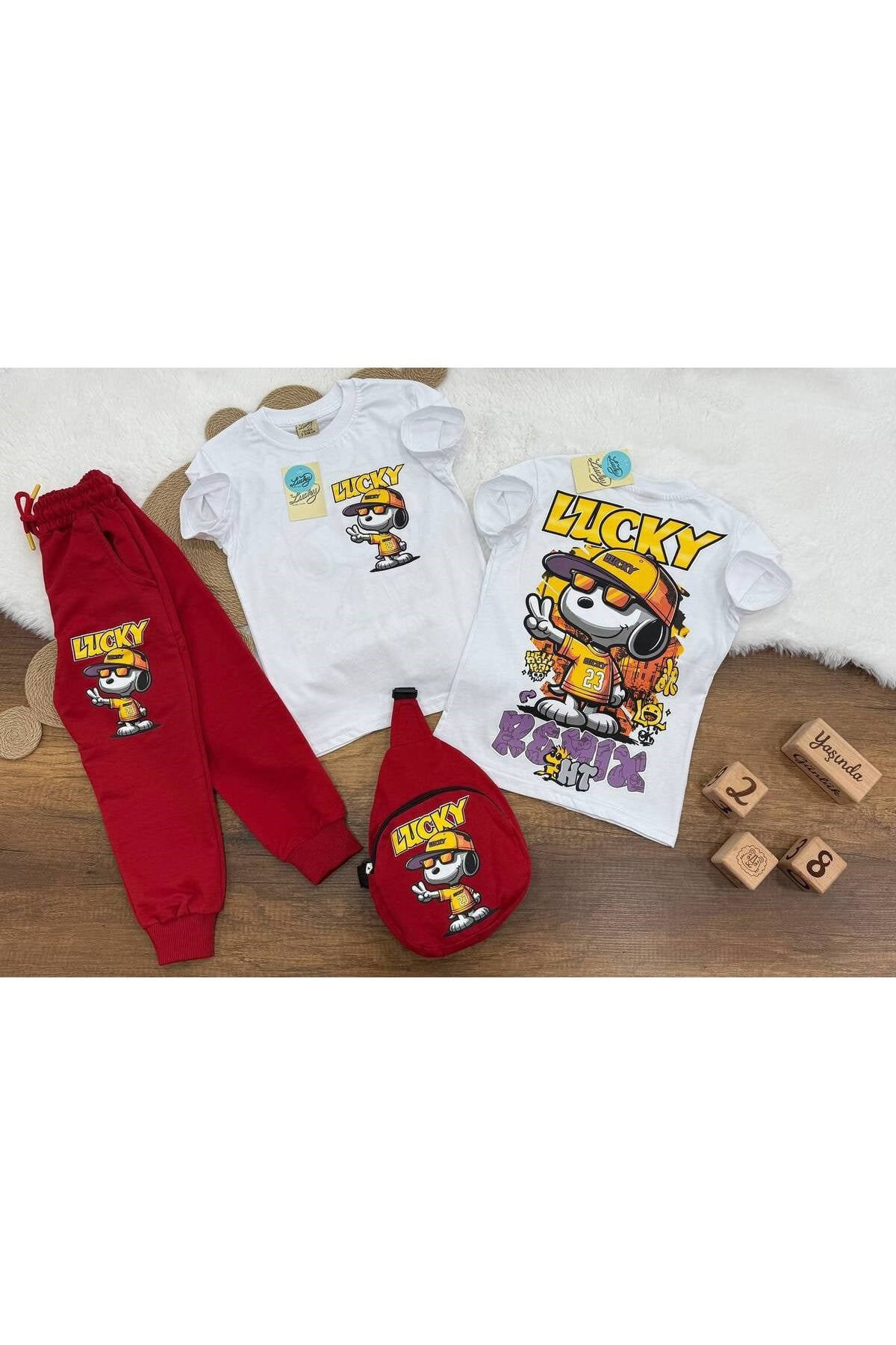 LUCKY THIŞÖRT PANTLON ÇANTALI TAKIMLAR