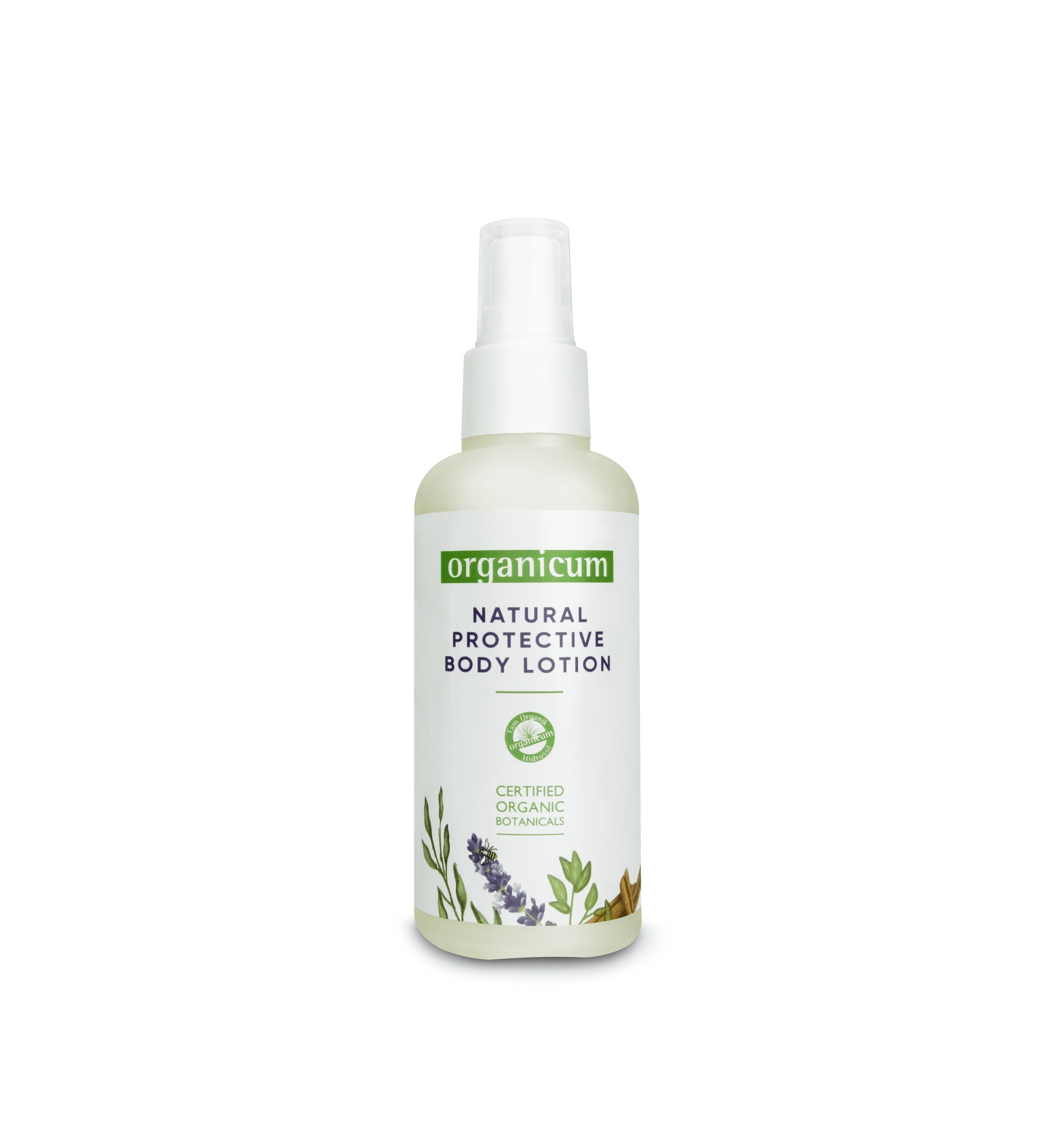 %100 Doğal Koruyucu Vücut Losyonu 150 ml - EKONOMİK AİLE BOY (Lavanta, Okaliptüs ve Limon Özü)