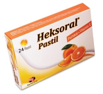 Heksoral Pastil Portakal Vitamin C