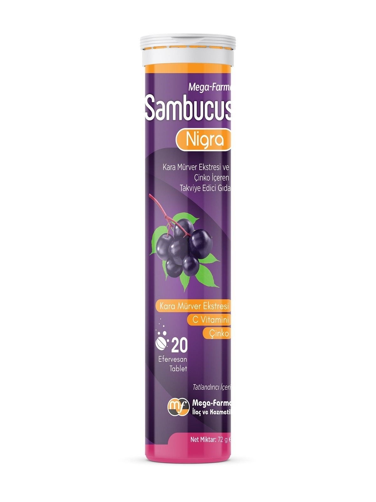 Sambucus Nigra 20 Efervesan Tablet
