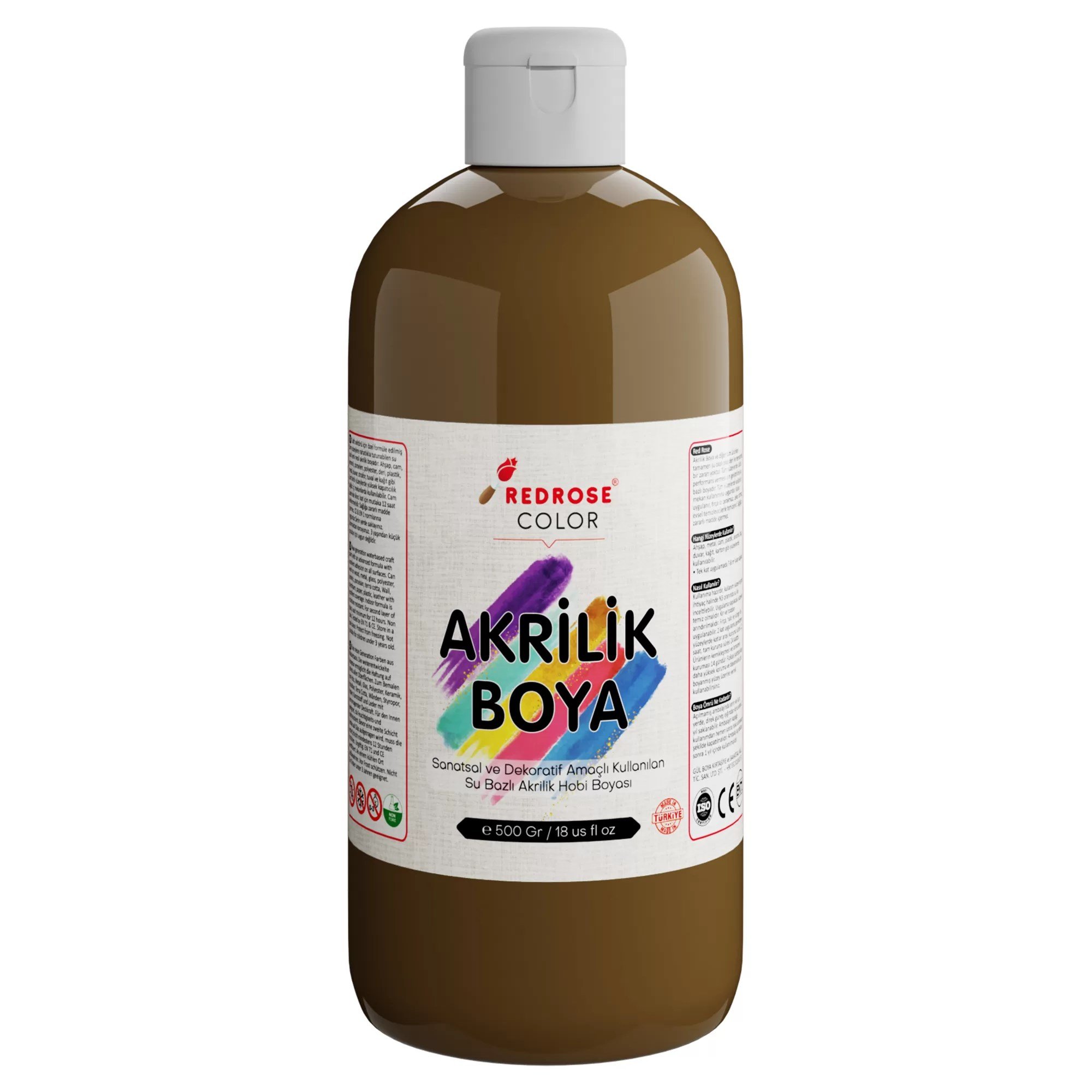 Açık Kahverengi Akrilik Boya 500gr