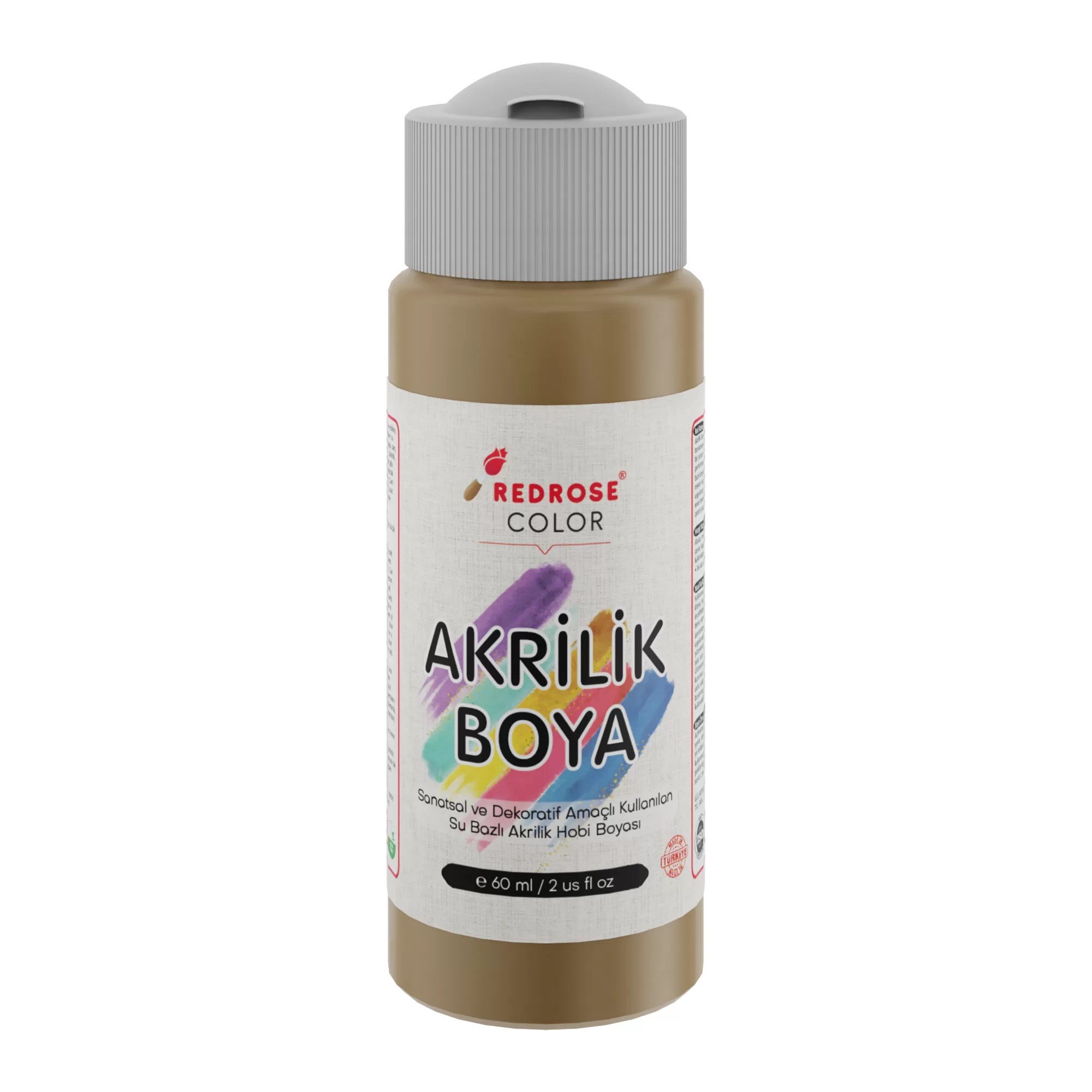 Açık Kahverengi Akrilik Boya 60ml