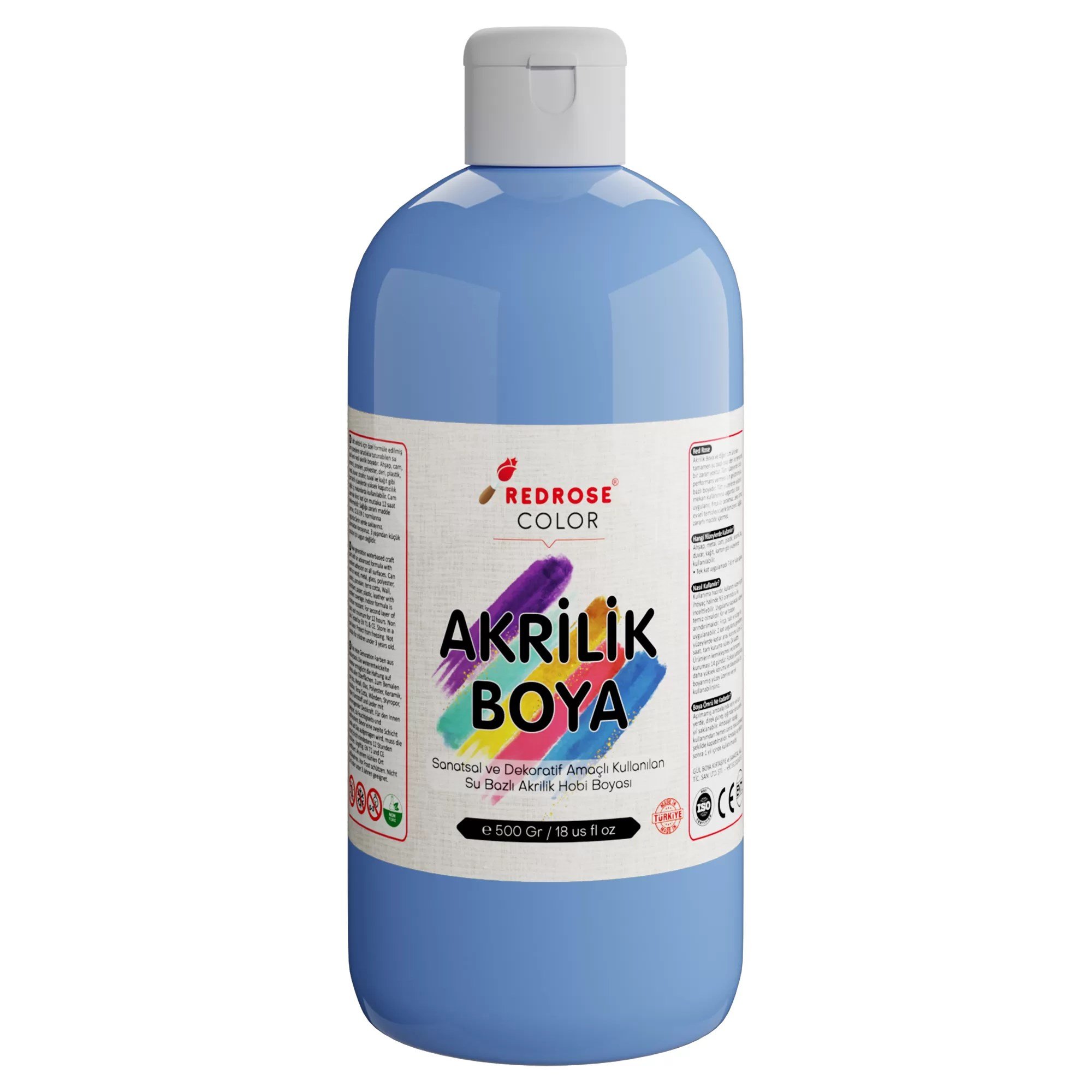Açık Mavi Akrilik Boya 500gr