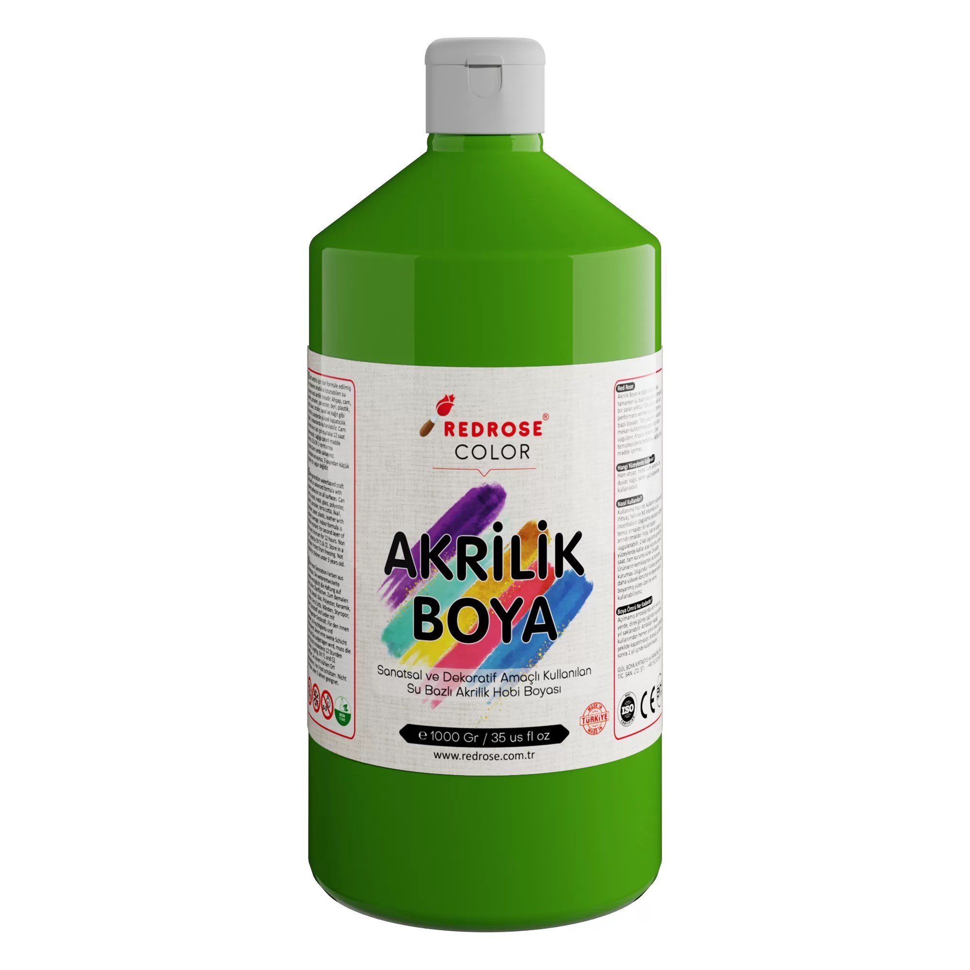 Açık Yeşil Akrilik Boya 1000gr