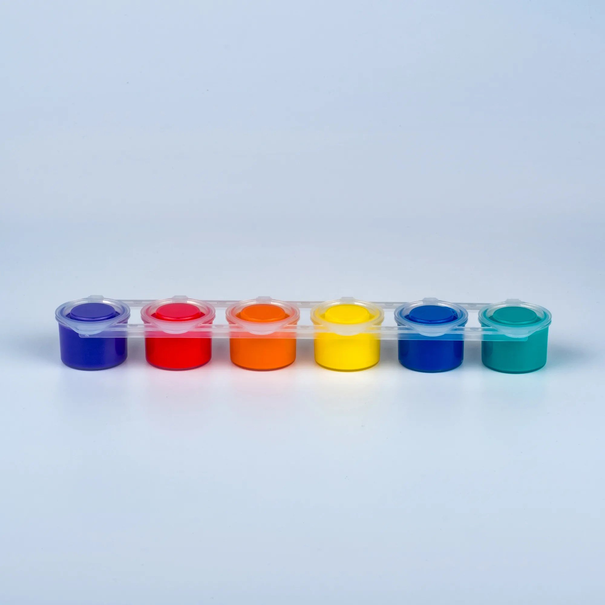 Ara Renkler Parmak ve Yüz Boyası Bağlantılı Palet 6x10ml