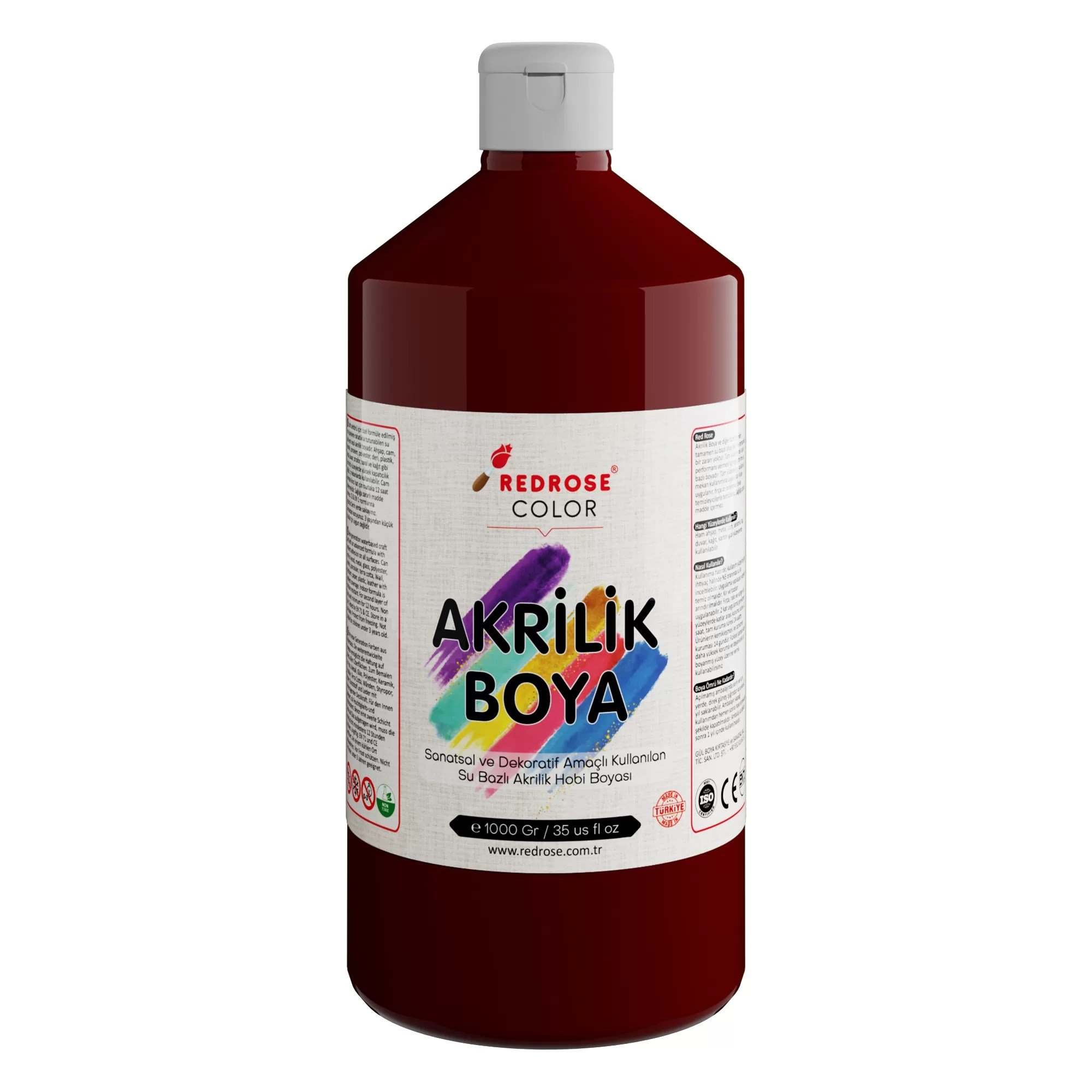 Bordo Akrilik Boya 1000gr