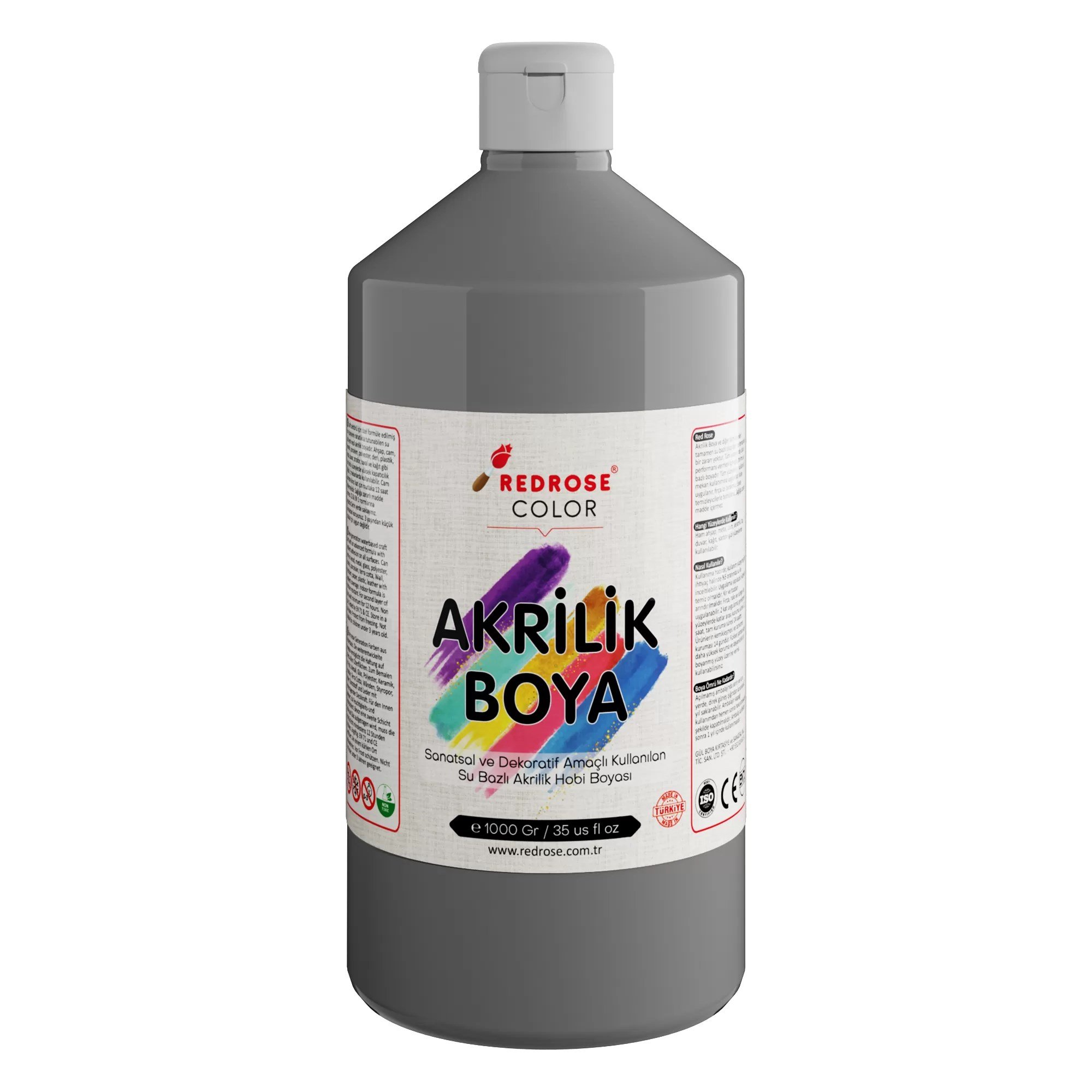 Gri Akrilik Boya 1000gr