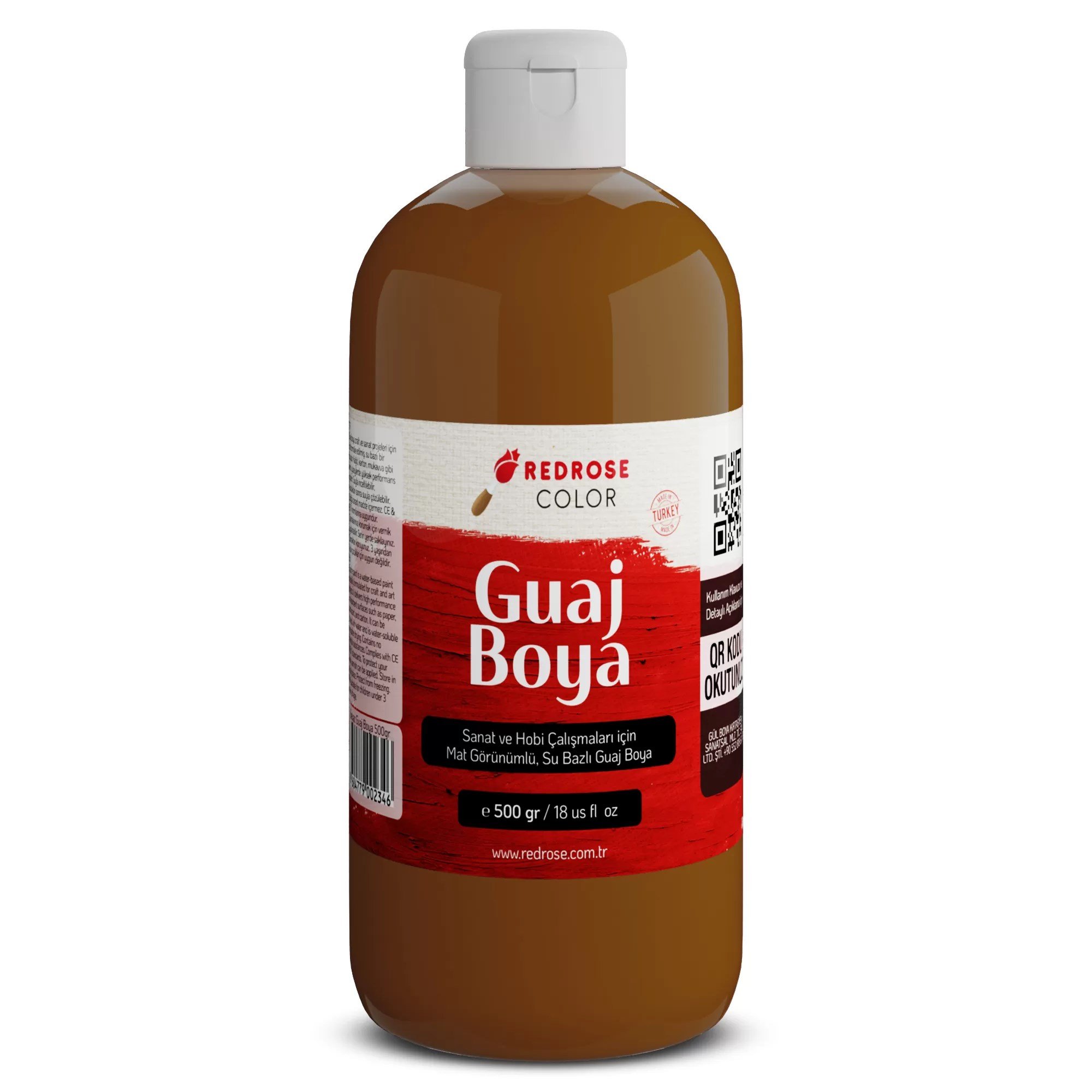 Kahverengi Guaj Boya 500gr