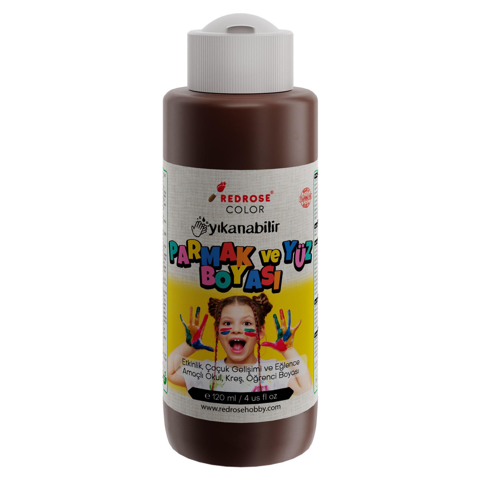 Kahverengi Parmak Boyası 120ml