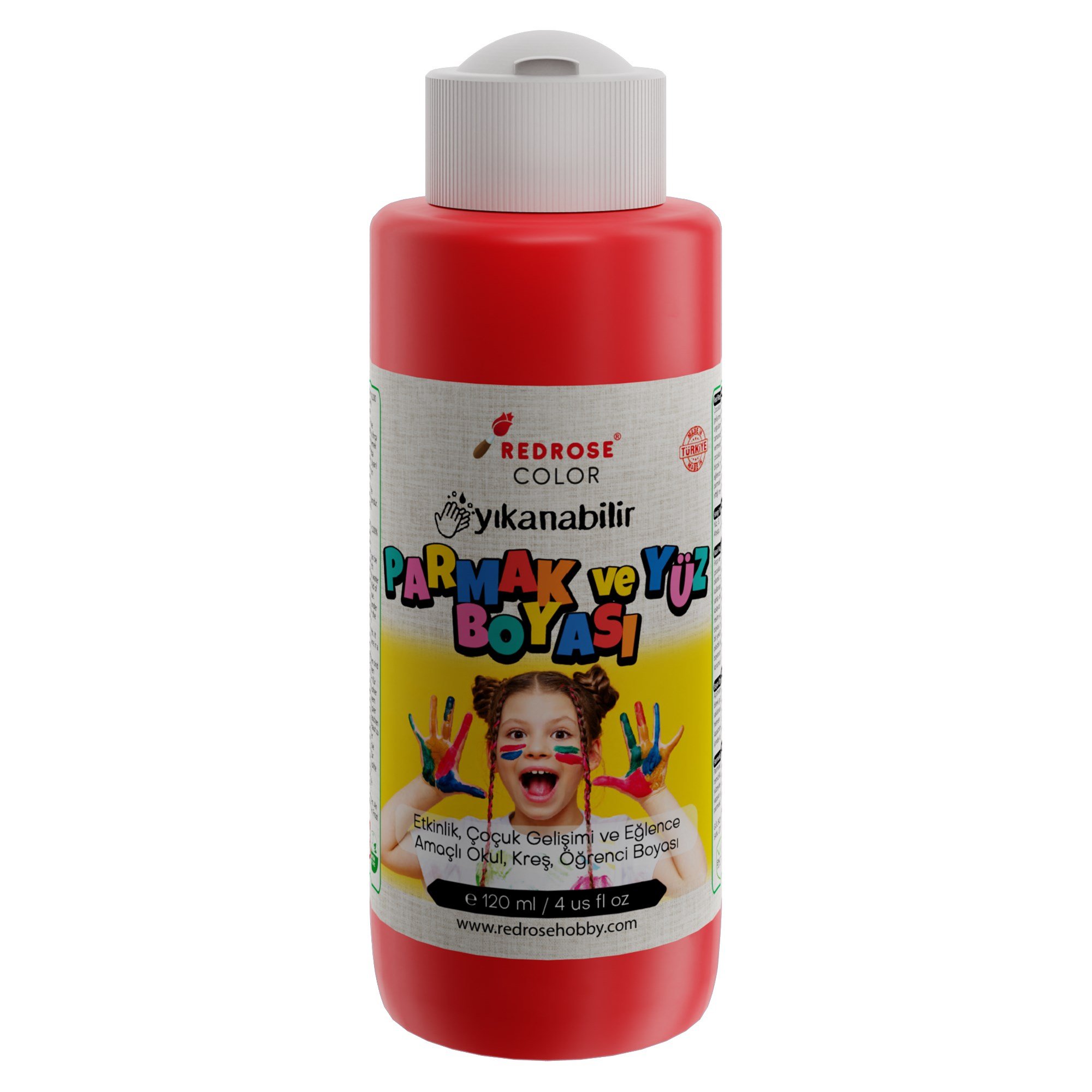 Kırmızı Parmak Boyası 120ml