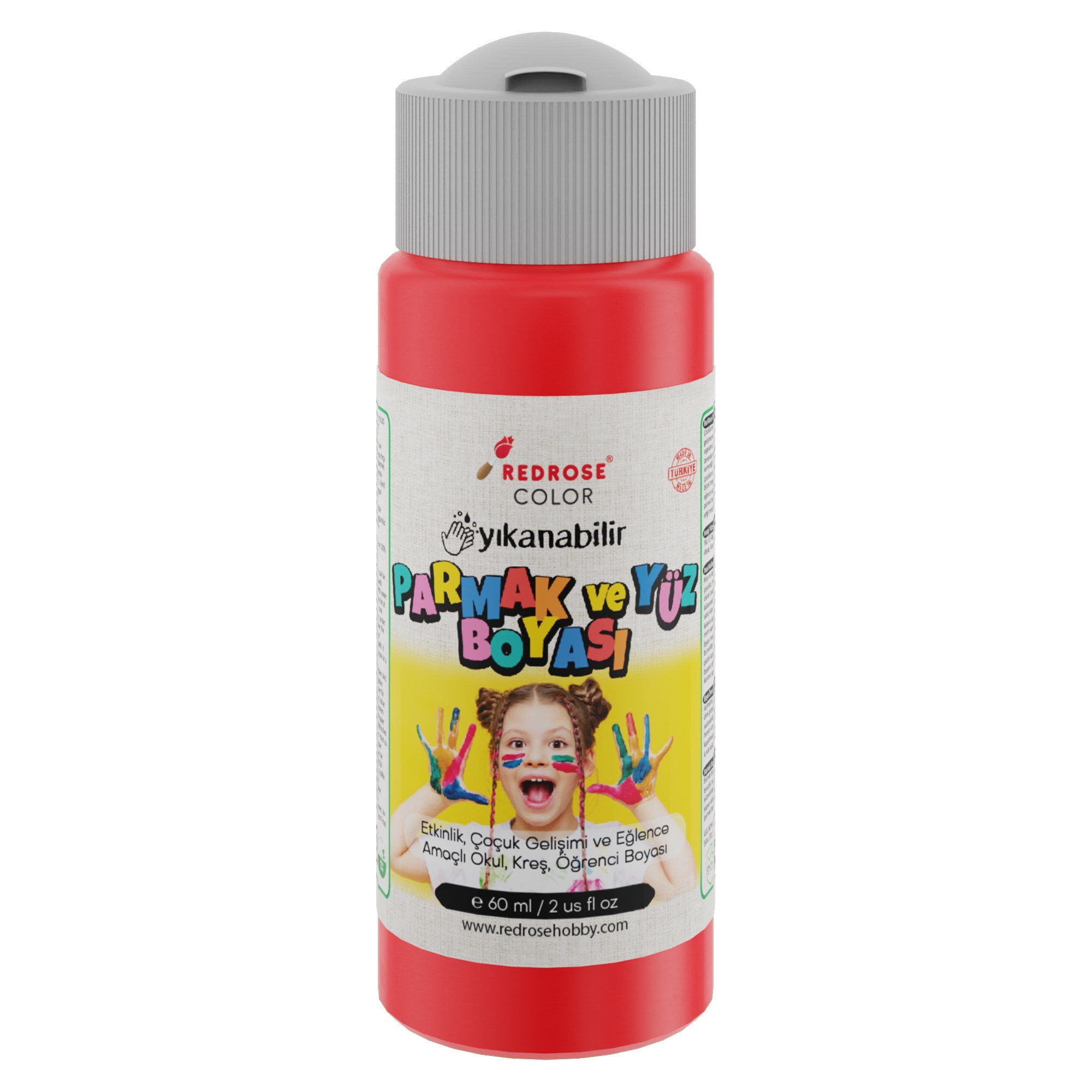 Kırmızı Parmak Boyası 60ml
