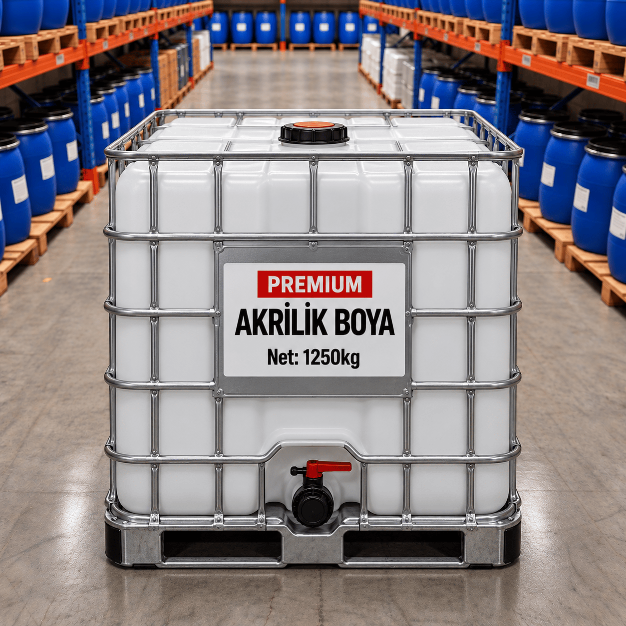 Premium Akrilik Boya 1250kg Tank
