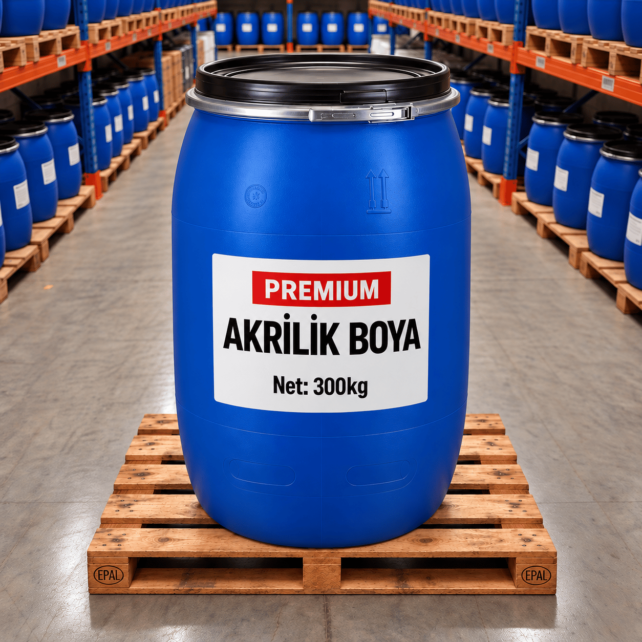 Premium Akrilik Boya 300kg Varil
