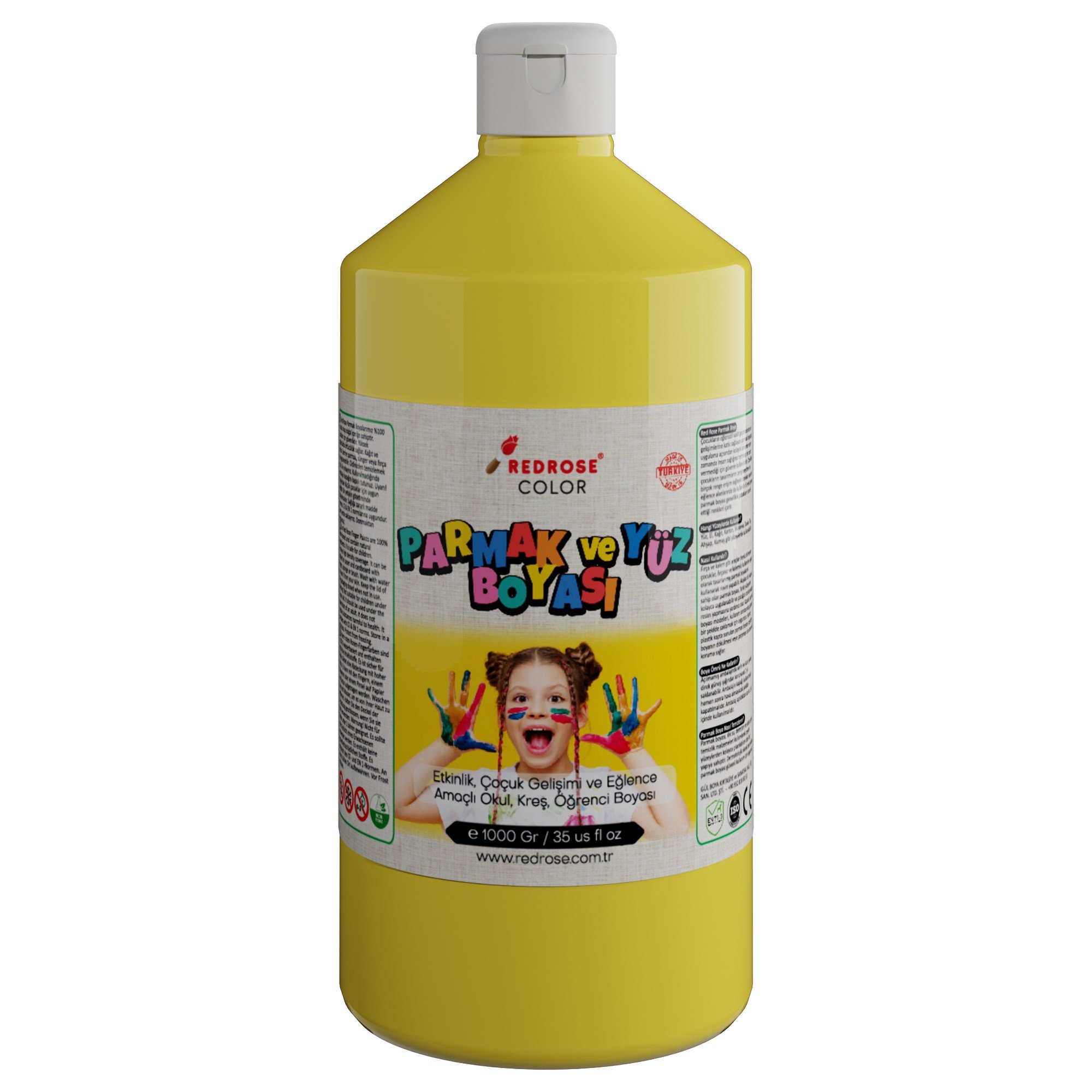 Sarı Parmak Boyası 1000gr