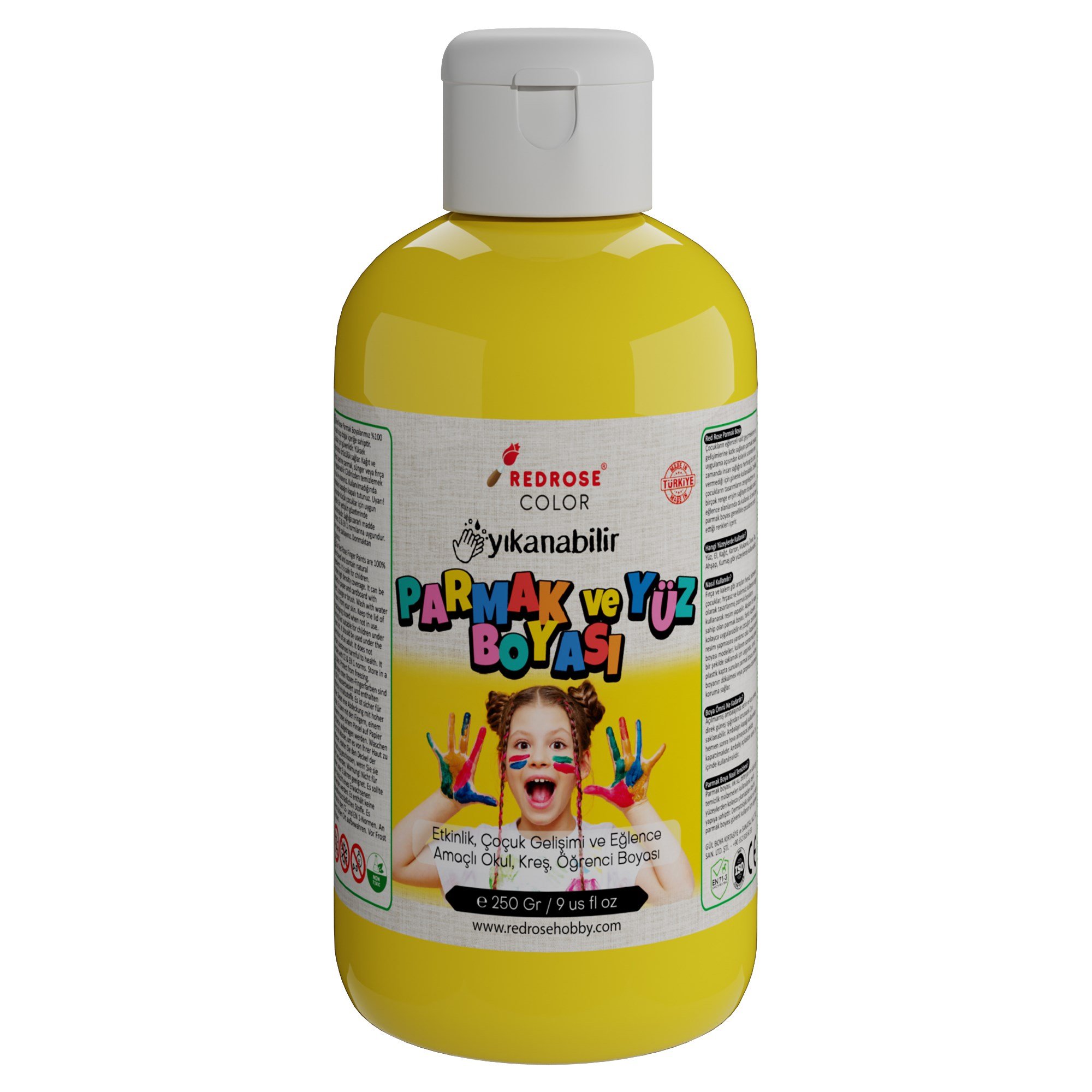 Sarı Parmak Boyası 250gr