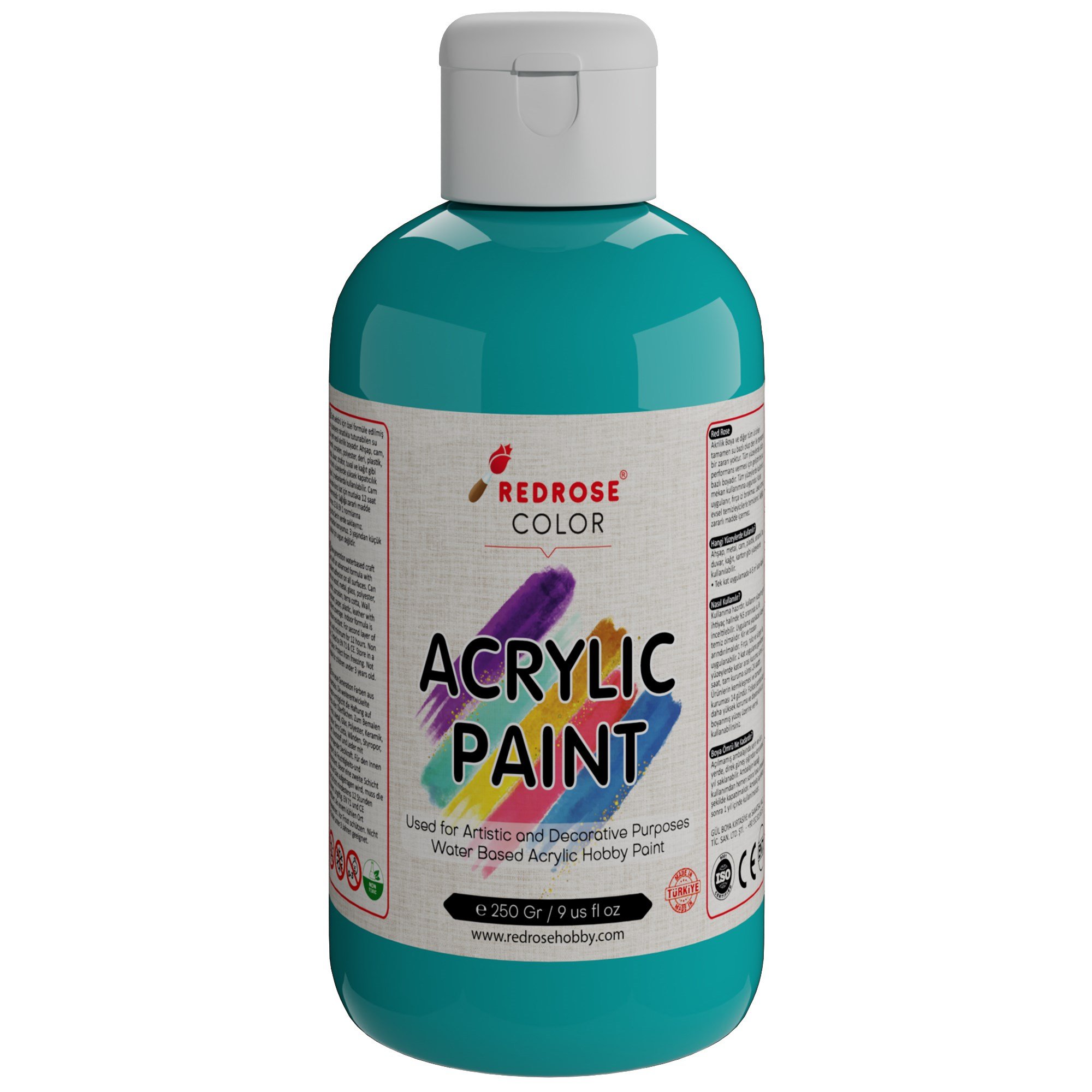 Siyah Akrilik Boya 2'li Set 2x120ml
